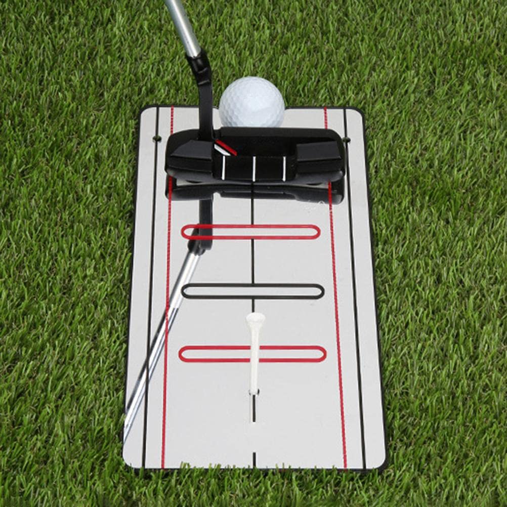 BTSEURY Metting Allinement Specchio, Putter Specchio Posture Corrector Specchio Mettendo Gli aiuti Allenamento per Principianti