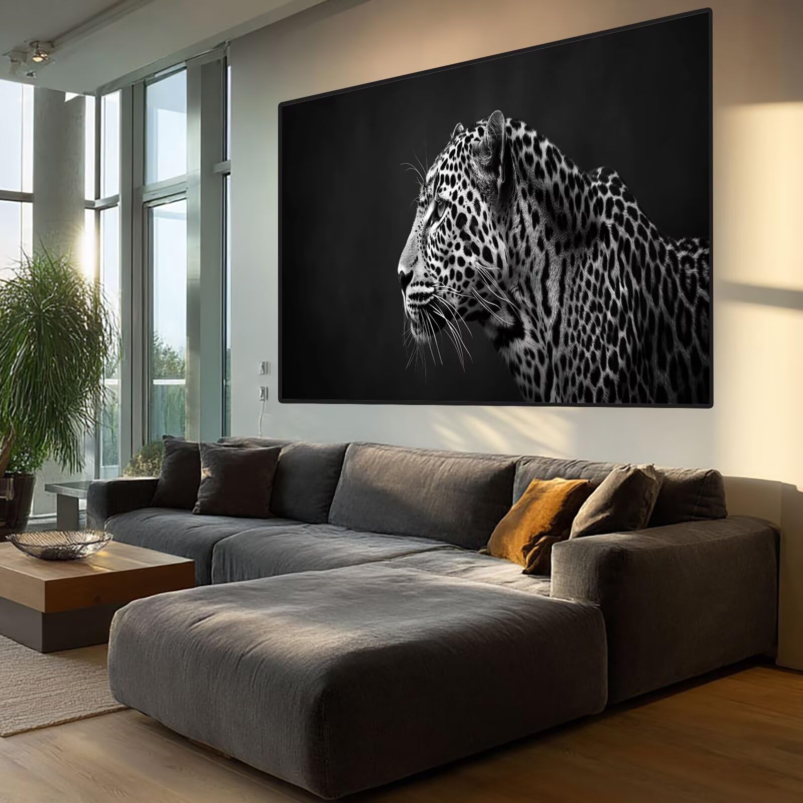 Leopard Diamond Art Animal Diamond Painting Arts and Crafts dla dorosłych, zestawy do malowania diamentami 5D, dorosłych, Crysta, haft krzyżykowy, zestaw do haftowania dla początkujących, dekoracja