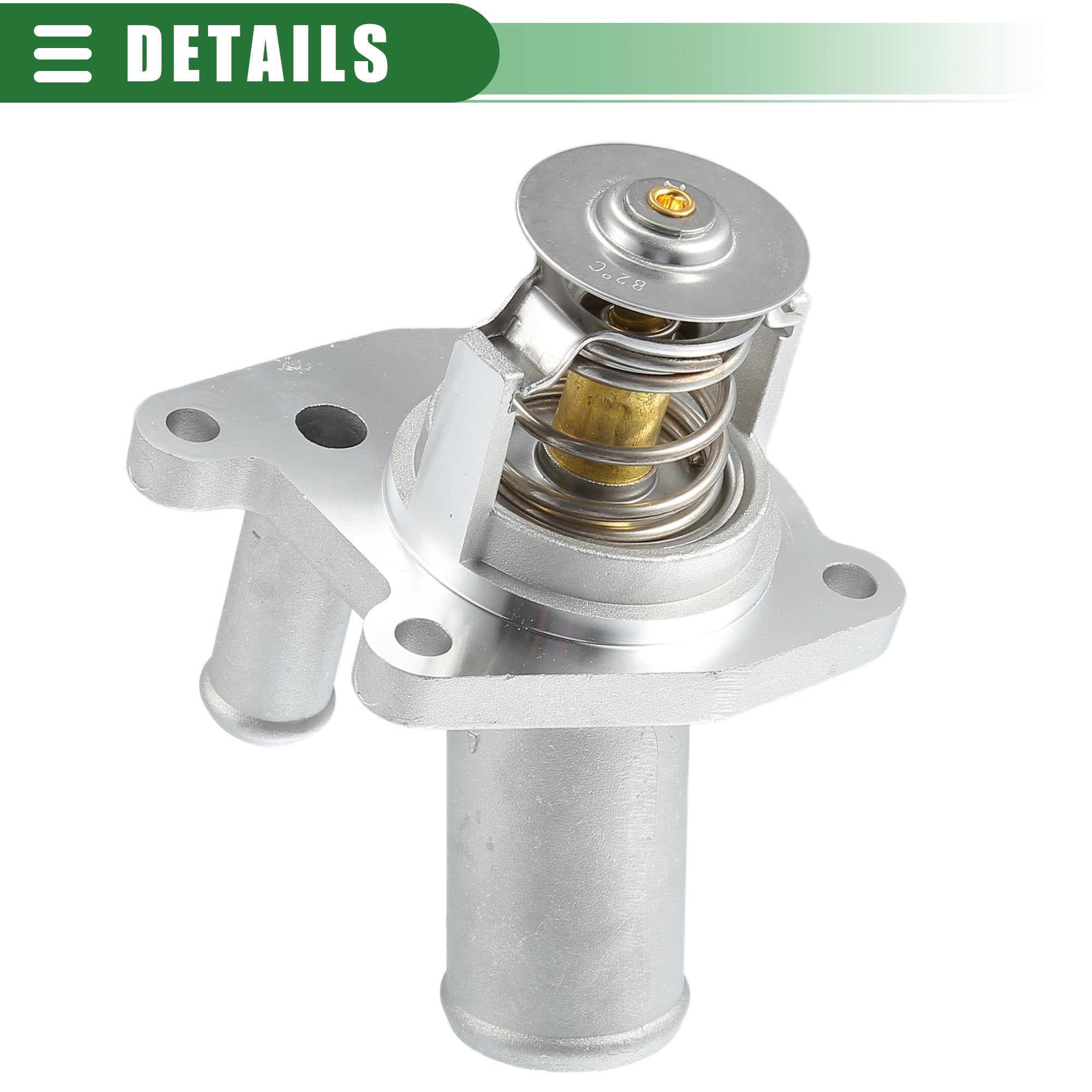 QUARKZMAN Wasser Auslass Thermostat für Chevrolet Epica 2004-2006 No.96393800