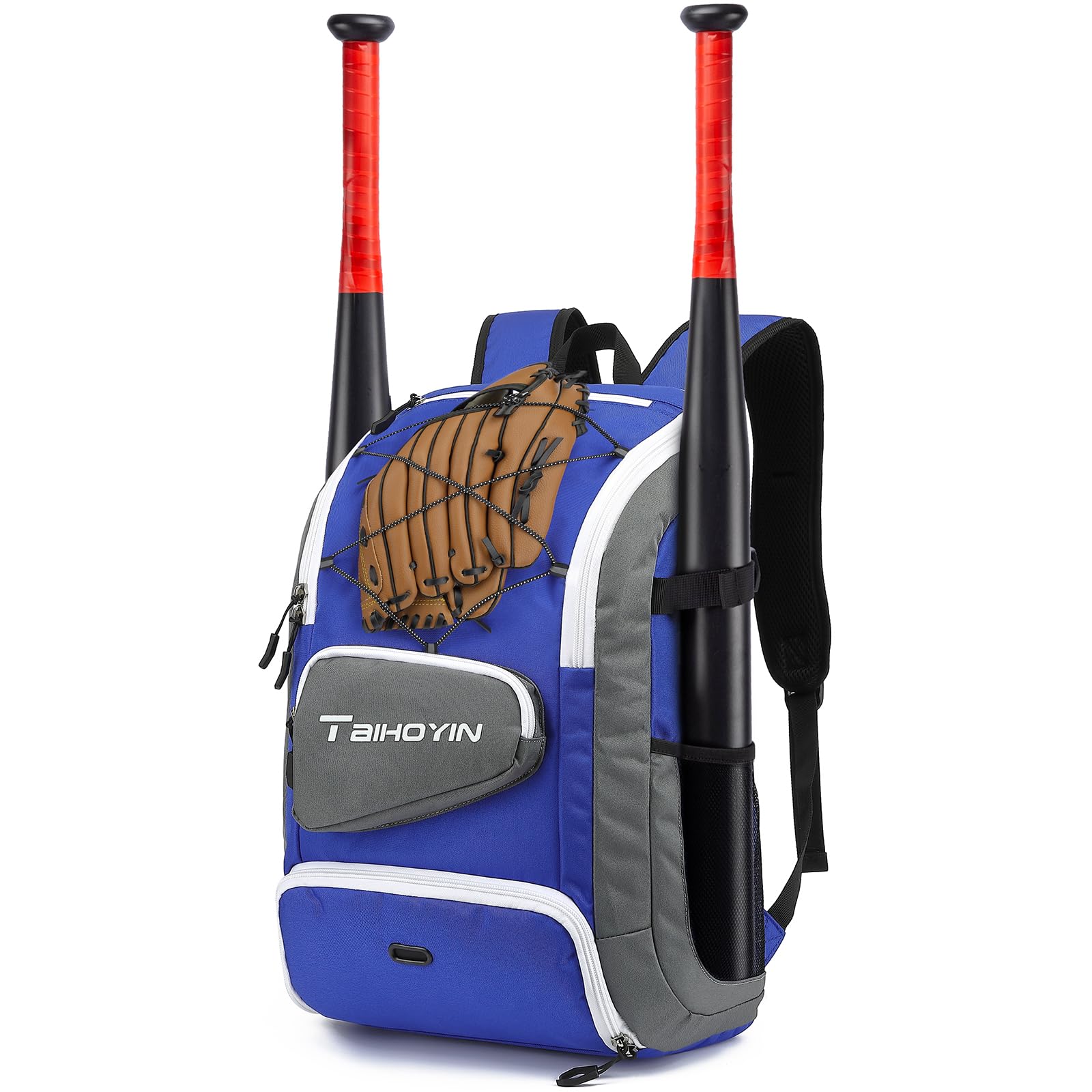 TAIHOYIN Gym Backpack for Men Women with Shoes Compartment & Wet Pocket 30L Travel Laptop Rucksack Waterproof Casual Daypacks Sports Duffel Bag for Swimming Yoga, Blue