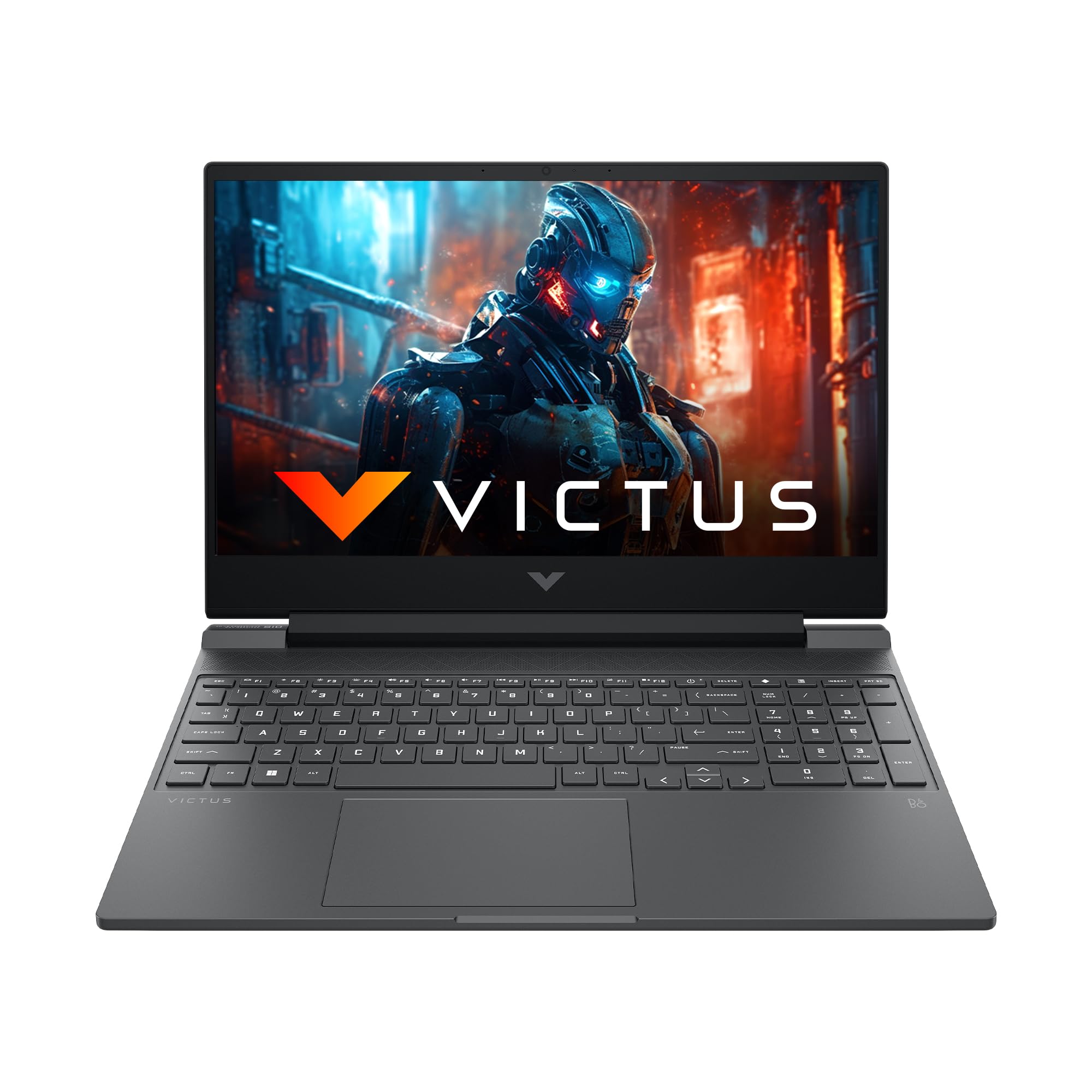 HP Victus Gaming Laptop, AMD Ryzen 5 5600H, 4GB AMD Radeon RX 6500M graphics, 15.6-inch (39.6 cm), FHD, IPS, 144Hz, 8GB DDR4, 512GB SSD, Backlit KB, B&O, Dual speakers (MSO, Silver, 2.37 kg), fb0108AX