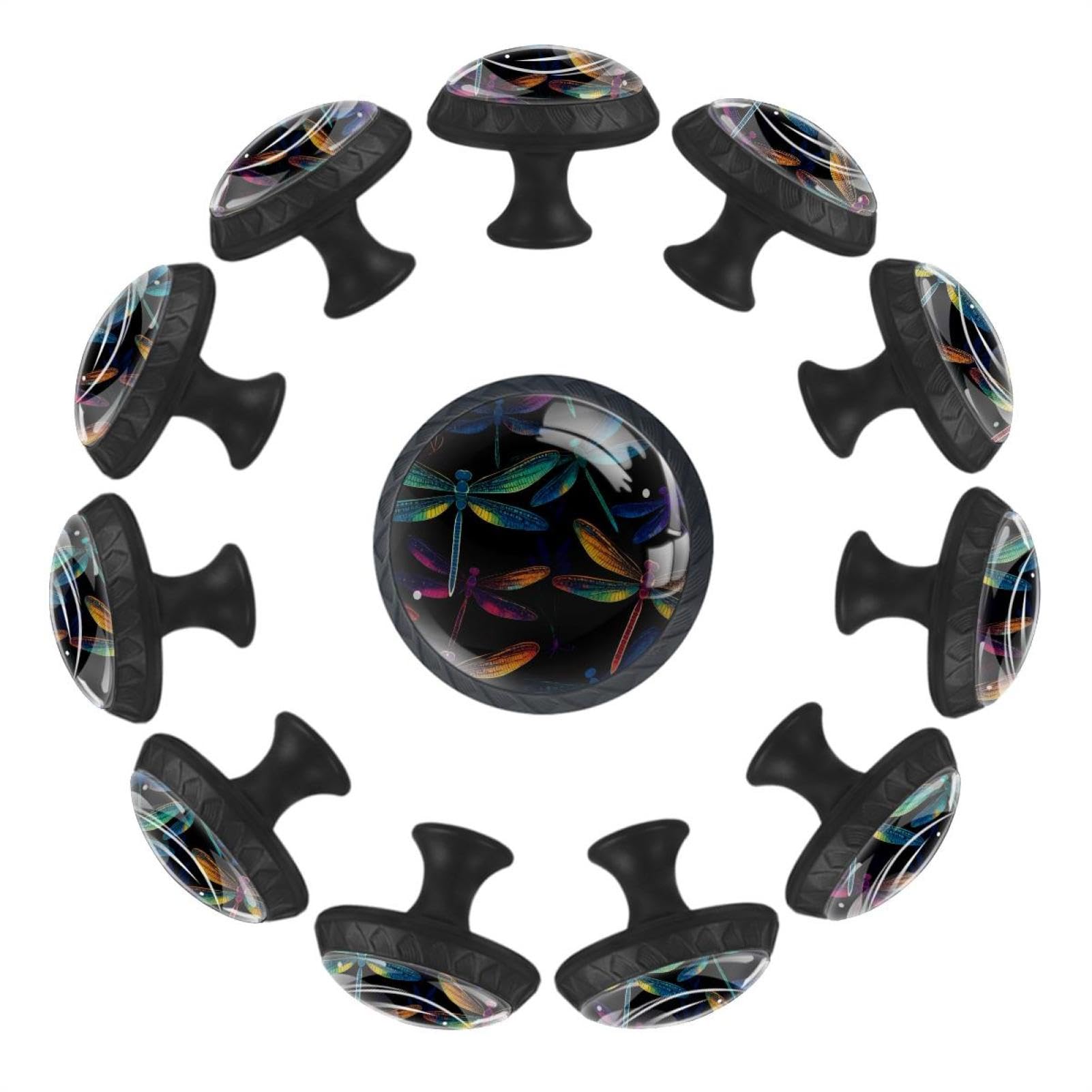 Boutons de tiroir en verre pour réparer et embellir un meuble terne
