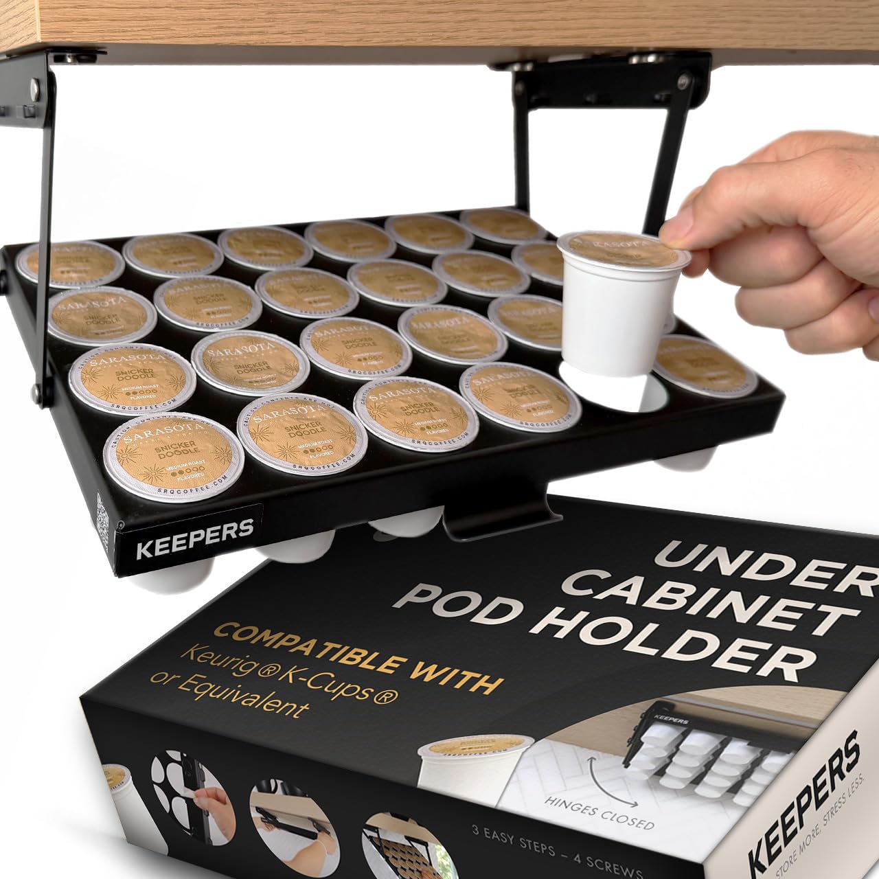 アンダーキャビネット Kカップホールダー　Coffee Keepers　コーヒーキーパー g6bh9ry Amazon.co.jp: アンダーキャビネット Kカップホールダー Coffee