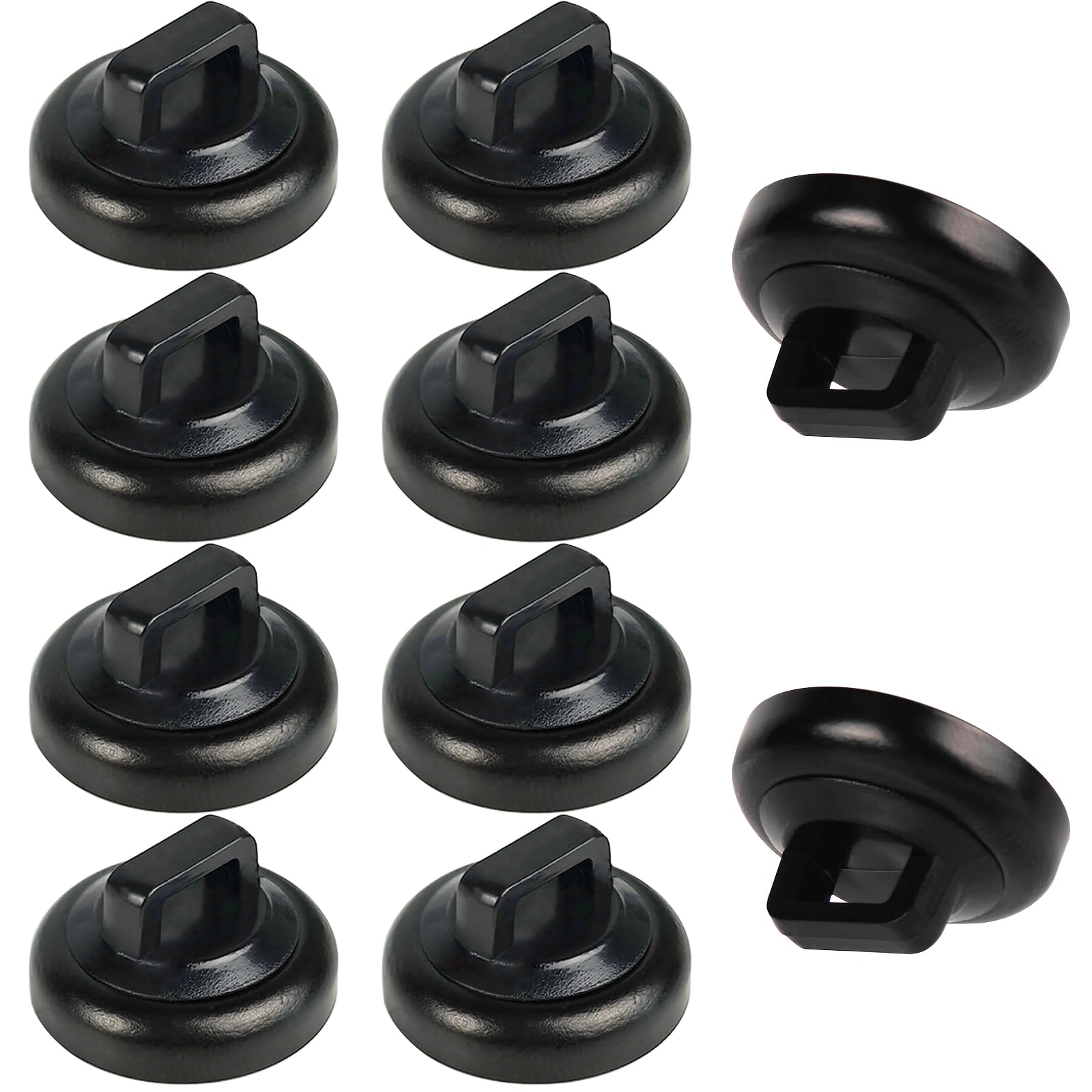 CNHABAGU Magnet Zip Tie Mount Clips Magnetic Zip Ties Mount Base Holder Multipurpose Wire Cable Holder Mount Wire Clips Management for Home Office