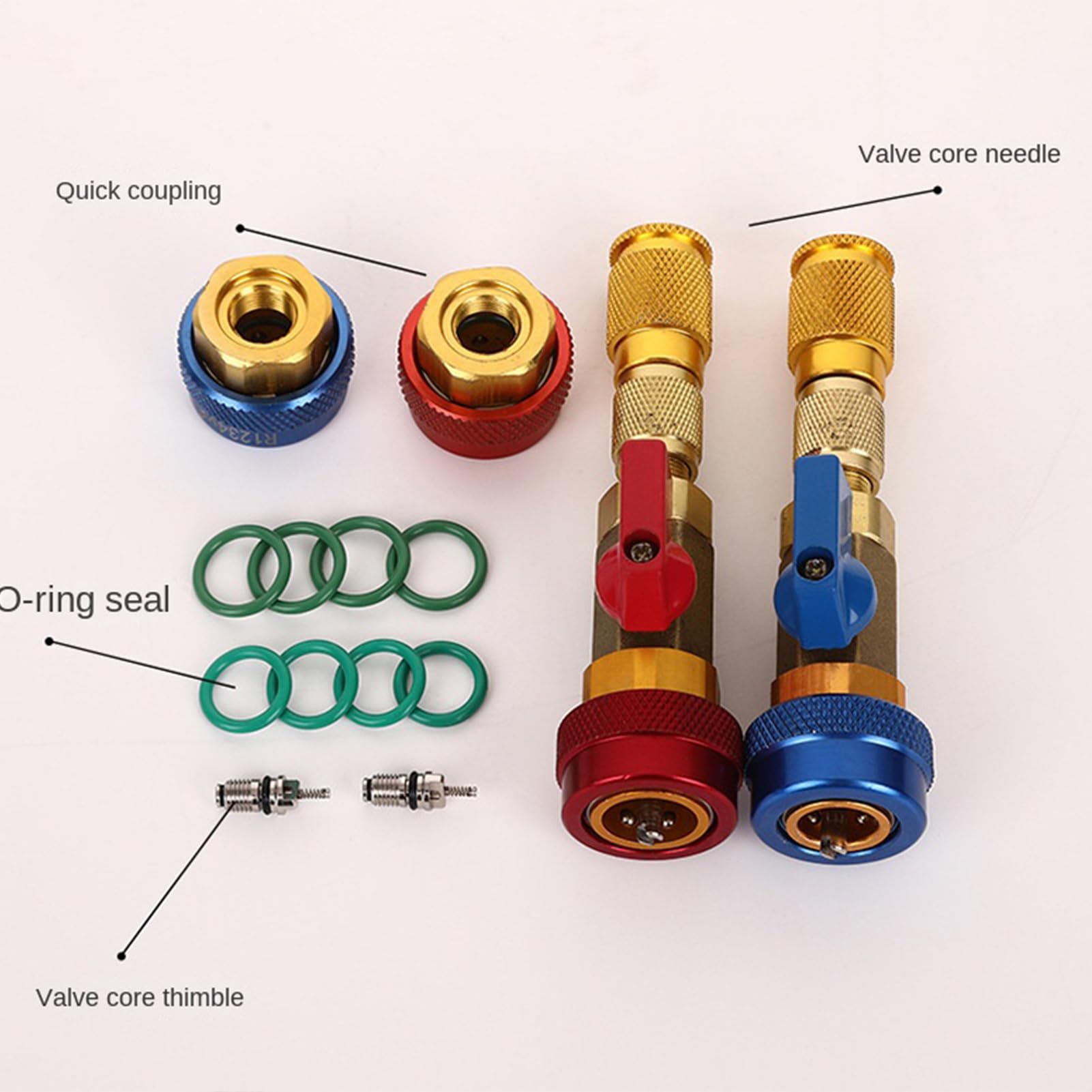 Metal Valve Core Remover, 29x26cm Non-Slip Air Conditioner Quick Removal Tool, for HVAC Repair, Tire Maintenance, Auto Service, Workshop Use