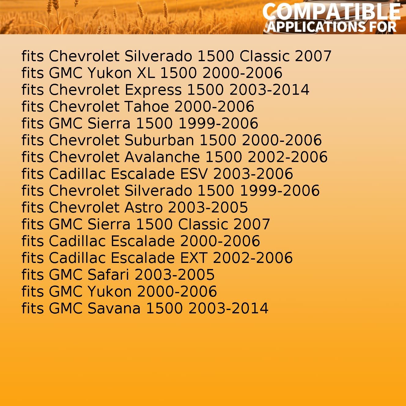 1 x Brake Backing Plate Rear fits Chevrolet Silverado 1500,Tahoe 1999 2000 2001 2002 2003 2004 2005 2006 fits GMC Sierra 1500 1999 2000-2006 fits Cadillac Escalade EXT, ESV 2000-2006