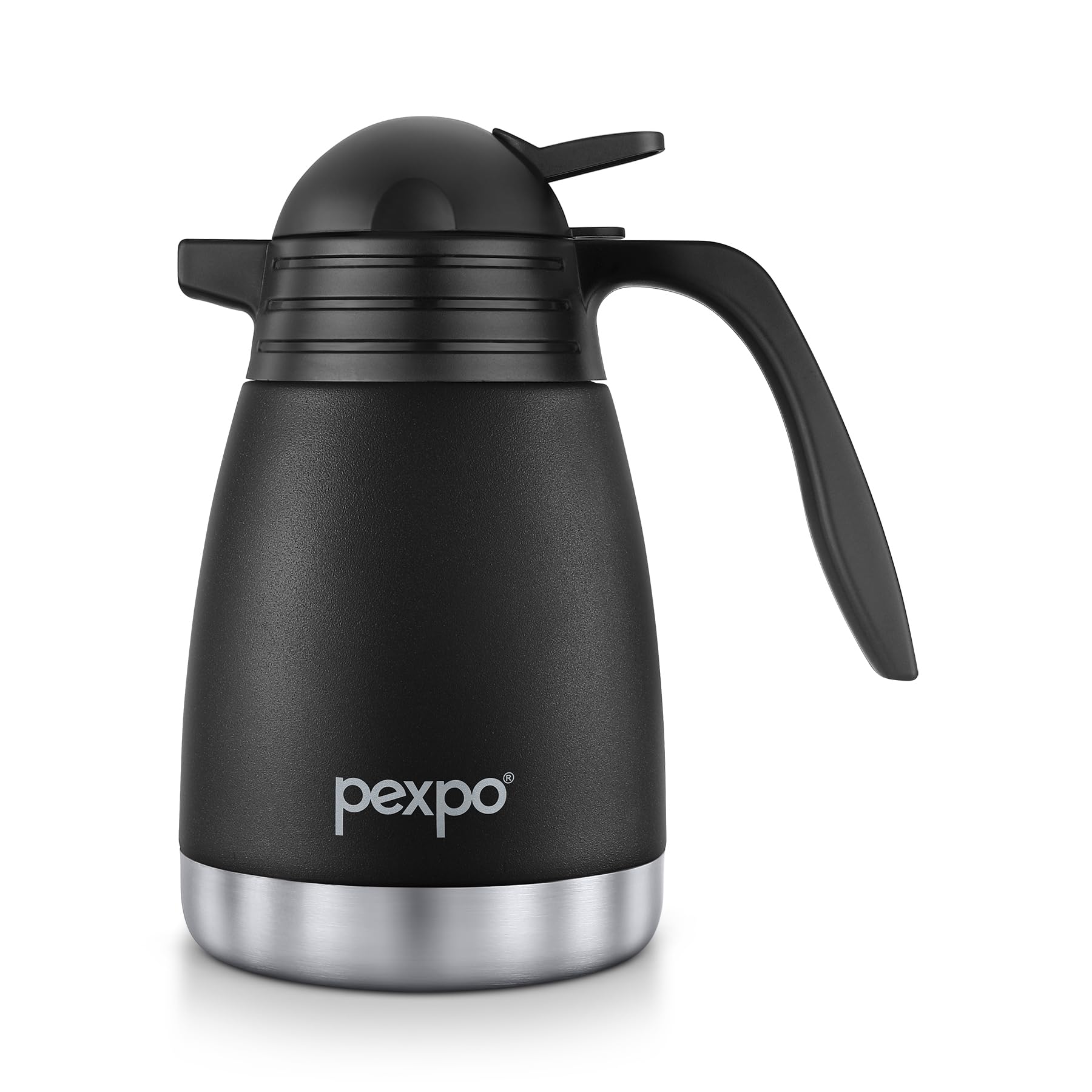 See full amazon price history chart for Pexpo Cosmo Stainless Steel Thermal Carafe |2000Ml,Black | Double Walled Vacuum Insualted with Lid - Coffee/Tea Carafe Heat & Cold Retention Pexpo Cosmo Stainless Steel Thermal Carafe |2000Ml,Black | Double Walled Vacuum Insualted with Lid - Coffee/Tea Carafe Heat & Cold Retention (B0BLNNRK3T) Amazon Price History, Amazon Price Tracker