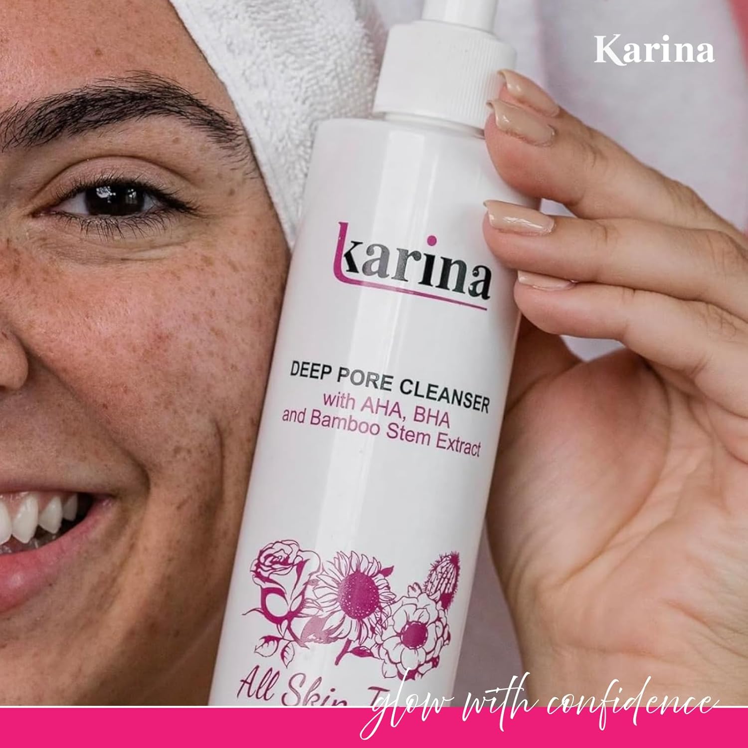 Karina Deep Pore Exfoliating Cleanser 8 Ounces