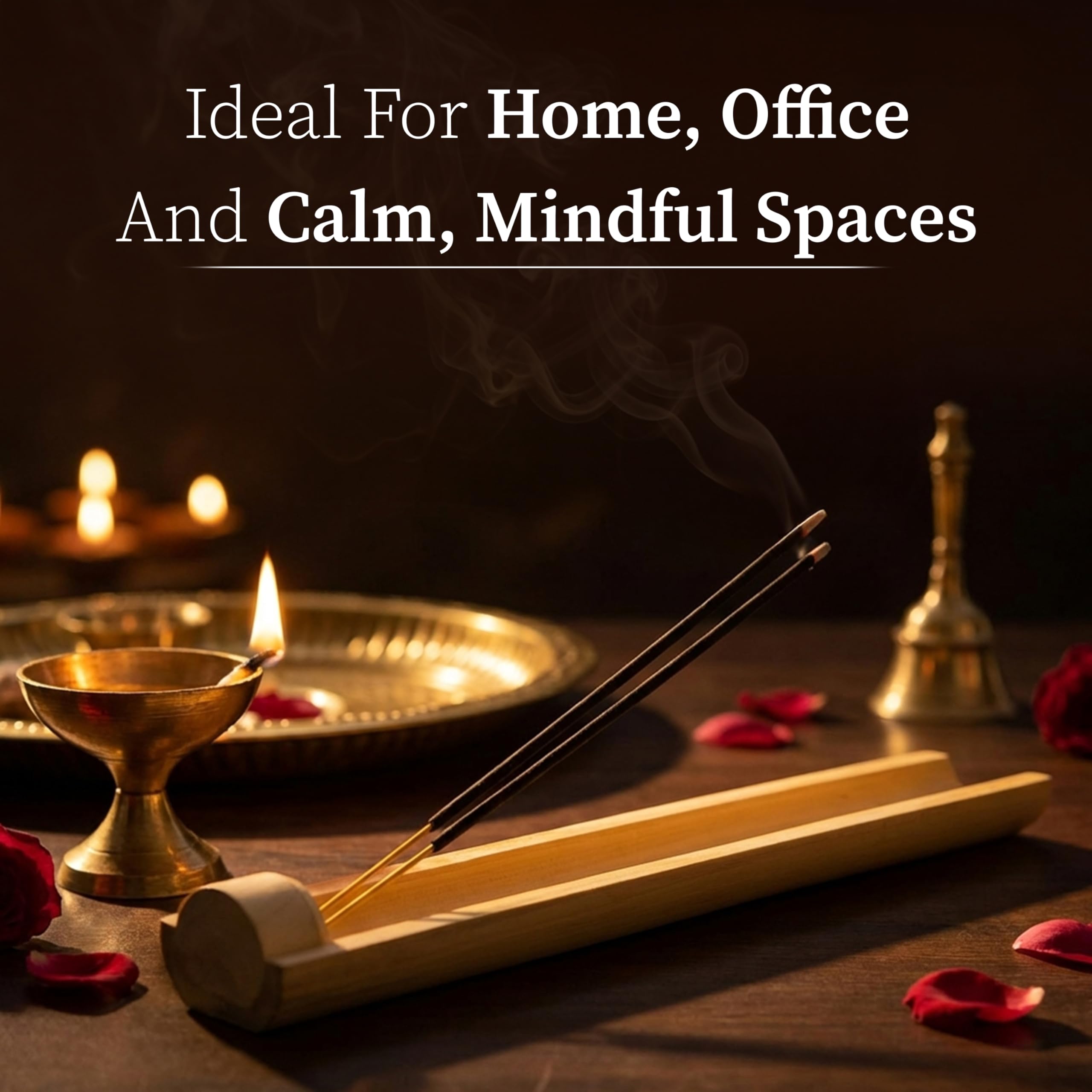 Soulveda Kraftz Trough Agarbatti Stand and Ash Catcher from Cycle Pure(Wood, Rectangular) 1