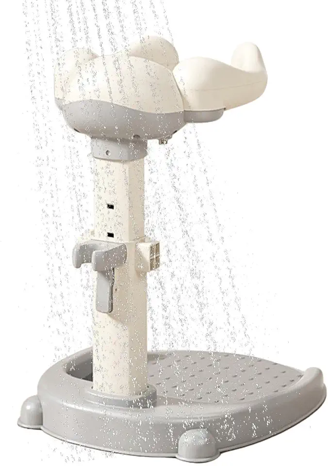 Kid Bath Stand Adjustable Holder Helper