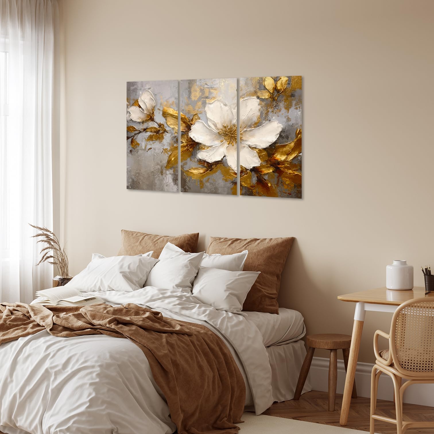 Set 3 Quadri Moderni A Tema Vino 90x60 Cm – Pannelli In PVC 3 Mm, Pronti Da Appendere Con Nastro Adesivo