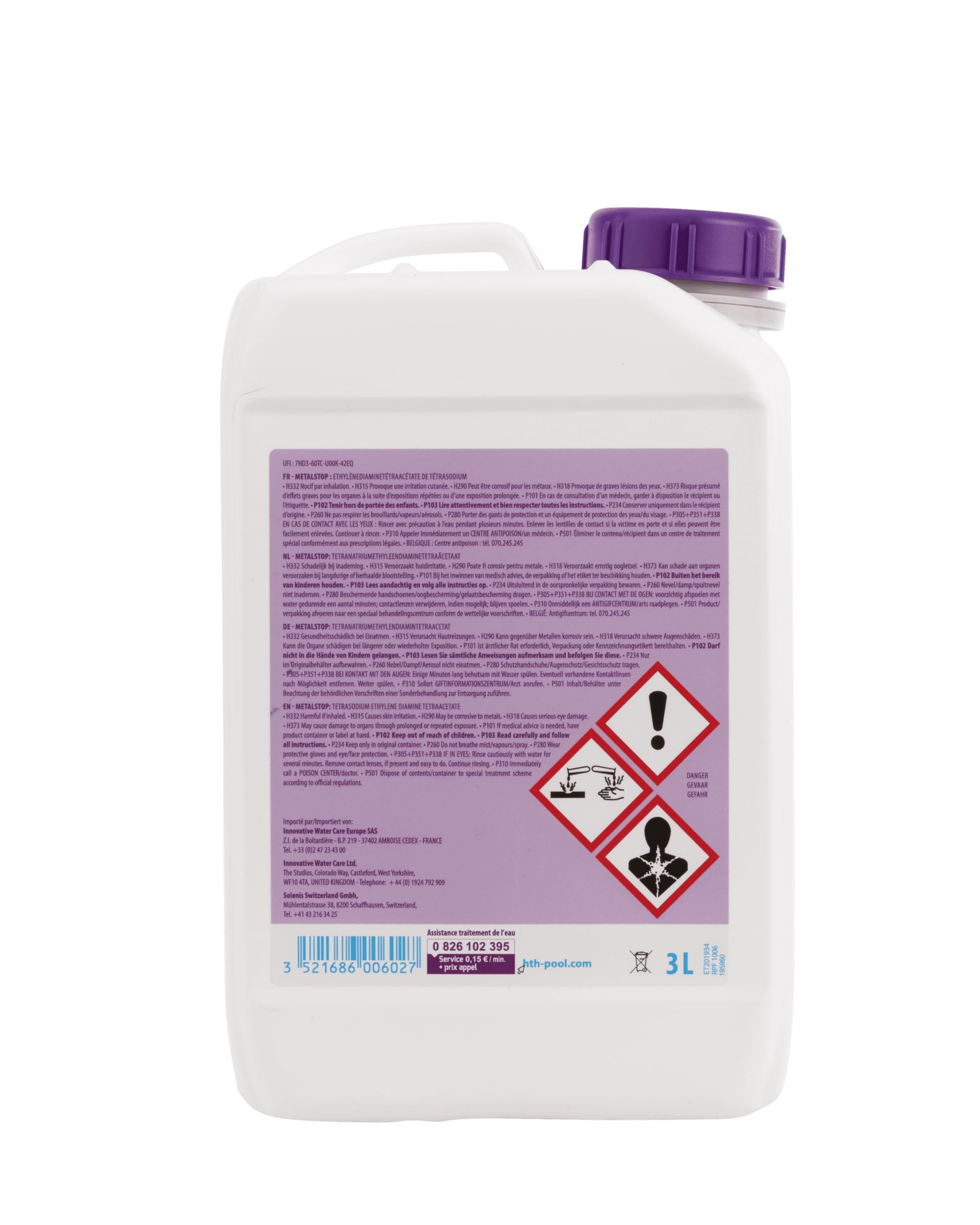 Hth -Metalstop Liquide 3 litres -HTH-SC-AWC-500-8171