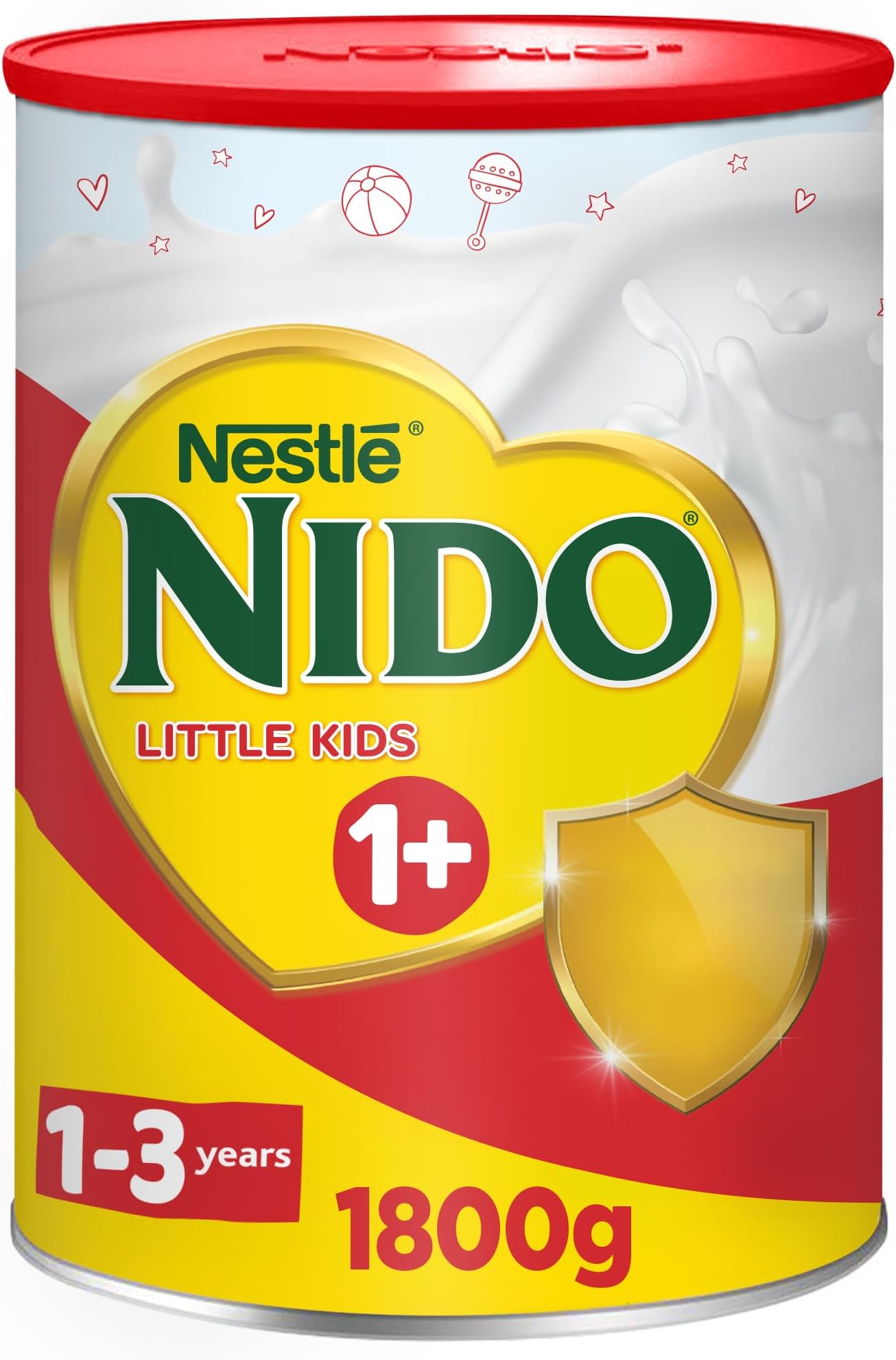 NESTLE NIDO One Plus growing up formula for toddlers 1-3 years 1800g tin