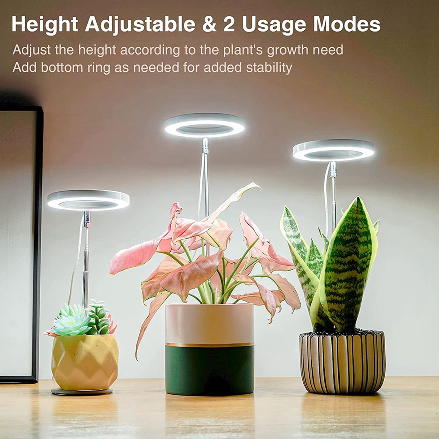 Amazon.co.jp: Hlsicnalm 2X 屋内植物用ライトを育てる、フル