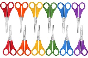 Taotree Kids Scissors Bulk Set: Safety School Supplies for Preschool, Art, and Classroom