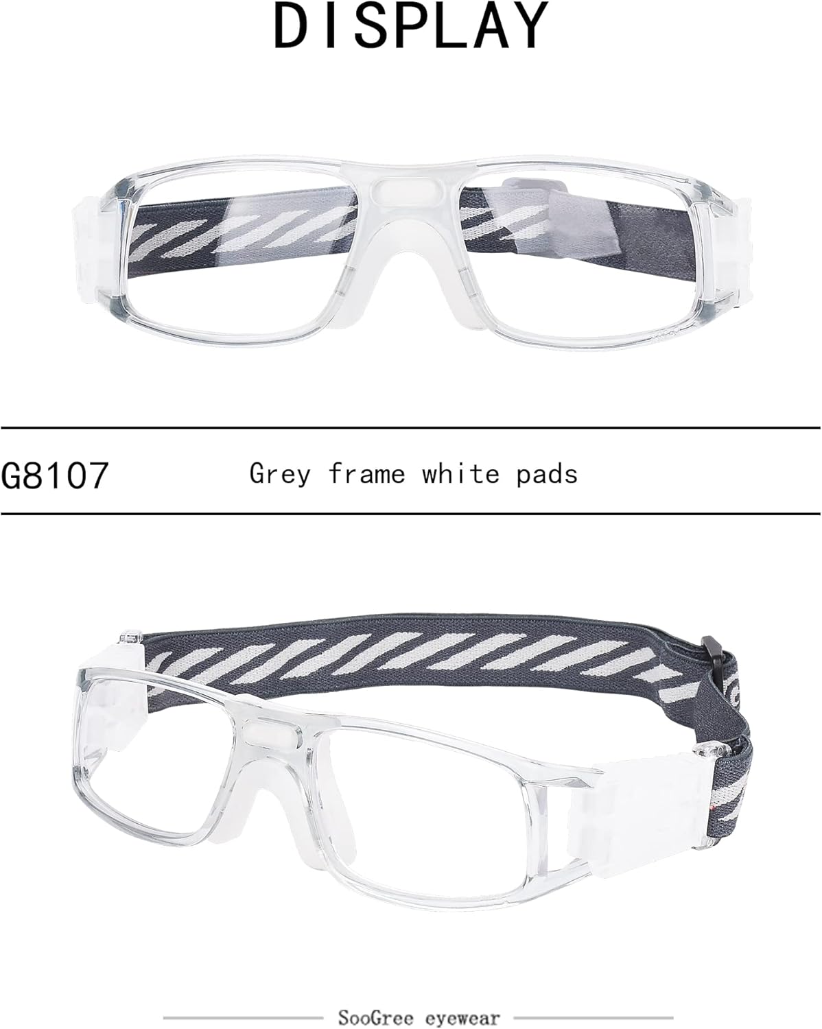 SooGree Sports Glasses - Racquetball Goggles Basketball Football Eye Protective