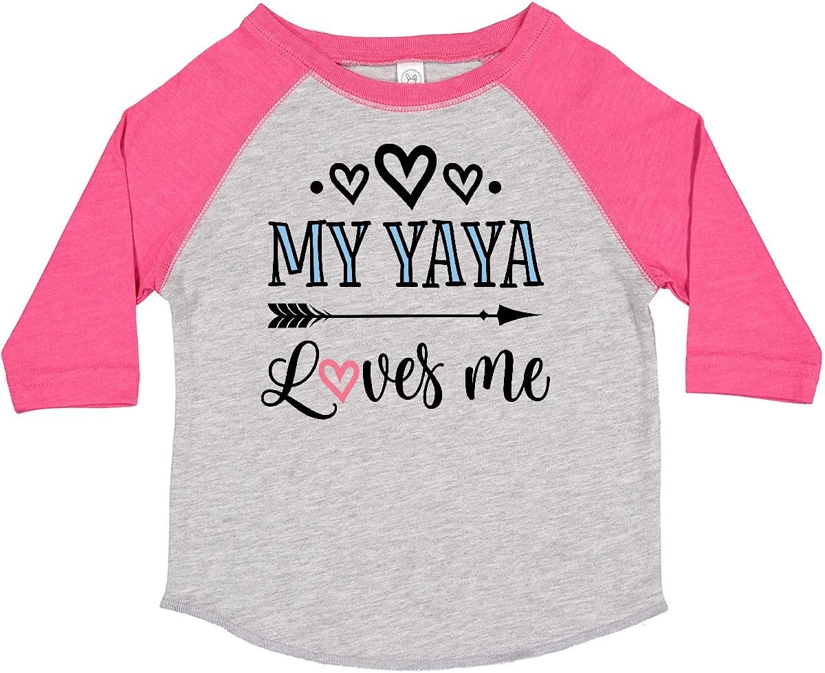 inktastic My Yaya Loves Me Grandchild Toddler T-Shirt