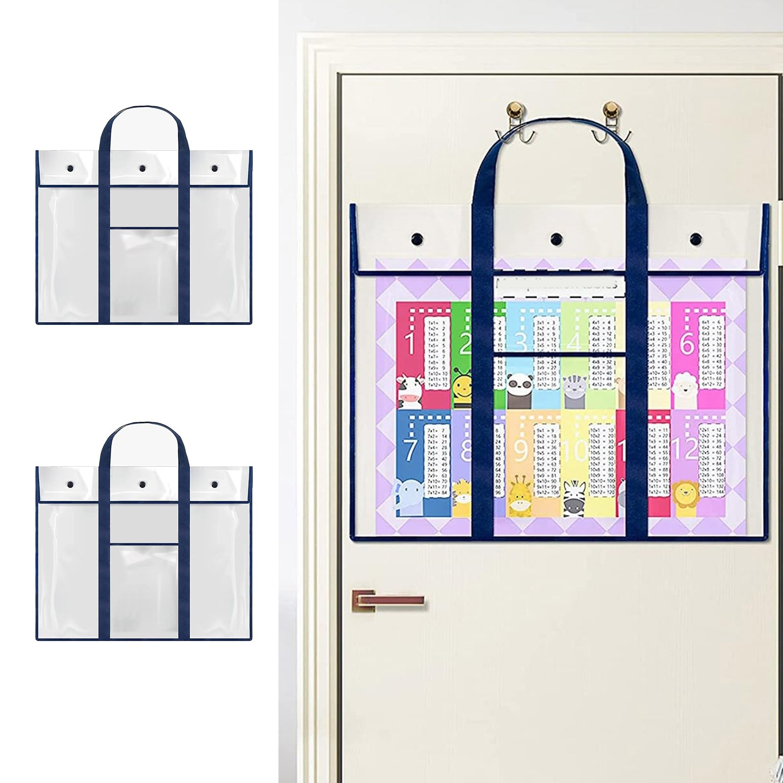 XEGZLH 2pcs Poster Carrying Bags With Handle Spacious Organization For Documents Artwork Bag Art Storage Container