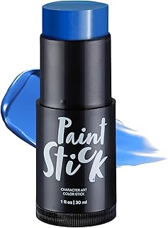 Spooktacular Creations Halloween, 30 ml / 1 oz, color azul para los niños y los niños, emballage de fête d'eau para Halloween, SFX, Cosplay, Joker, payaso, maquillaje, fiestas de disfraces