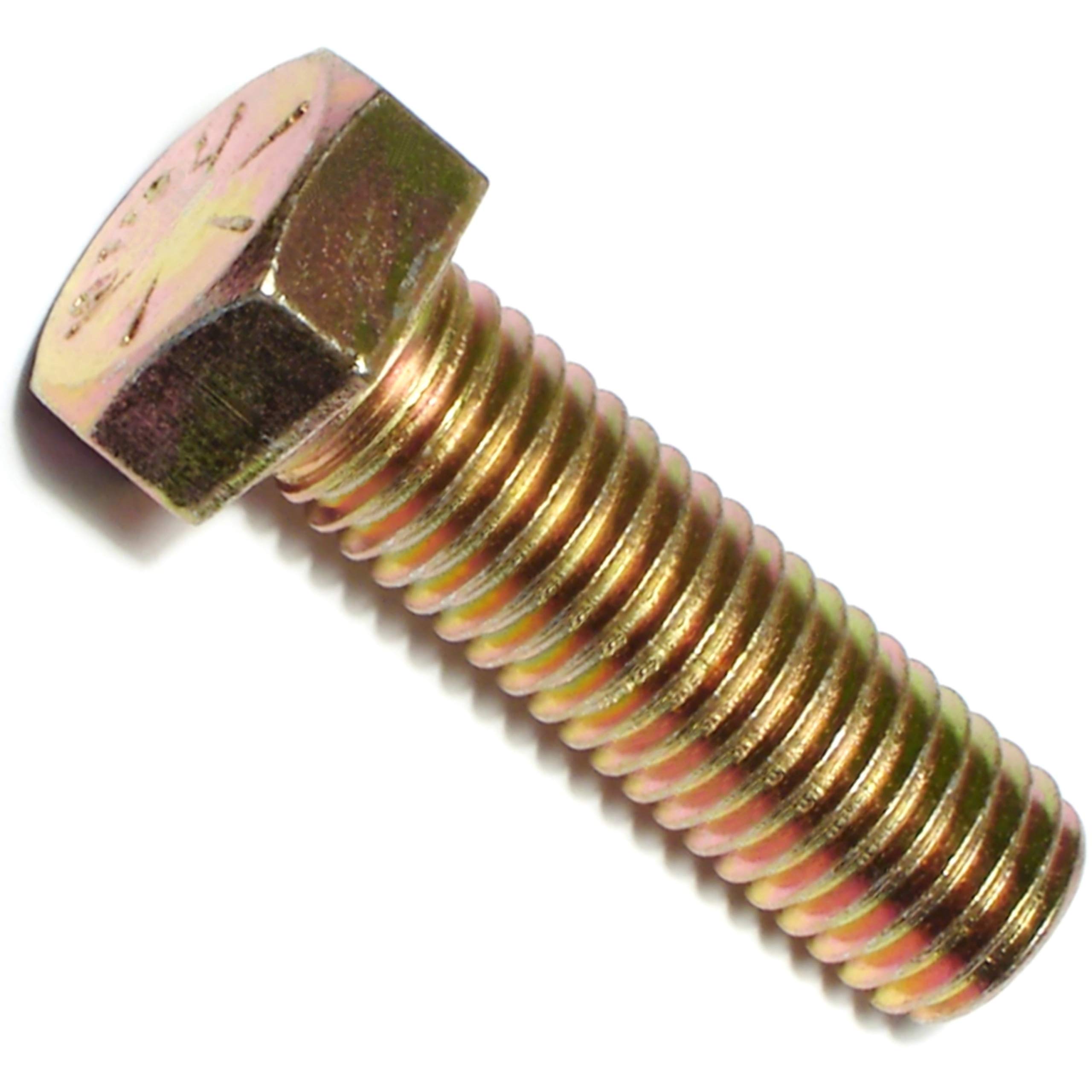 Tornillos hexagonales 5/8-11 x 2 pulgadas con cierre de cabeza métrica alta resistencia 10 ud