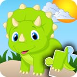 Dinosaur Jigsaw Puzzles for Kids - Fun and Educational Dinos Puzzle Game for Preschool Toddlers,...