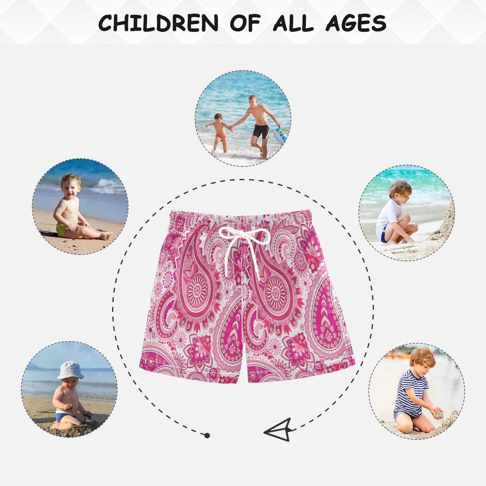し*ん様 NOAH Crazy Paisley Swim Trunks ペイズリ Paisley Swim Trunk - Noah