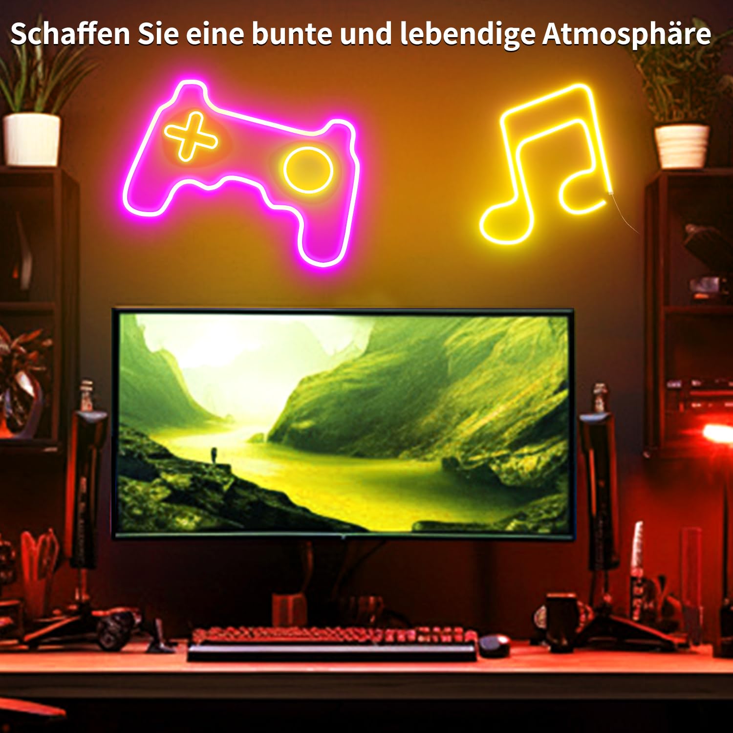 segrass Neon Led Rope strip, 40M RGB LED Strip, App Control/IR Remote, Outdoor IP65 Waterproof, Music Syncing, Flexible DIY Design LED strip für Schlafzimmer, Gaming, Party, Weihnachtsdekoration