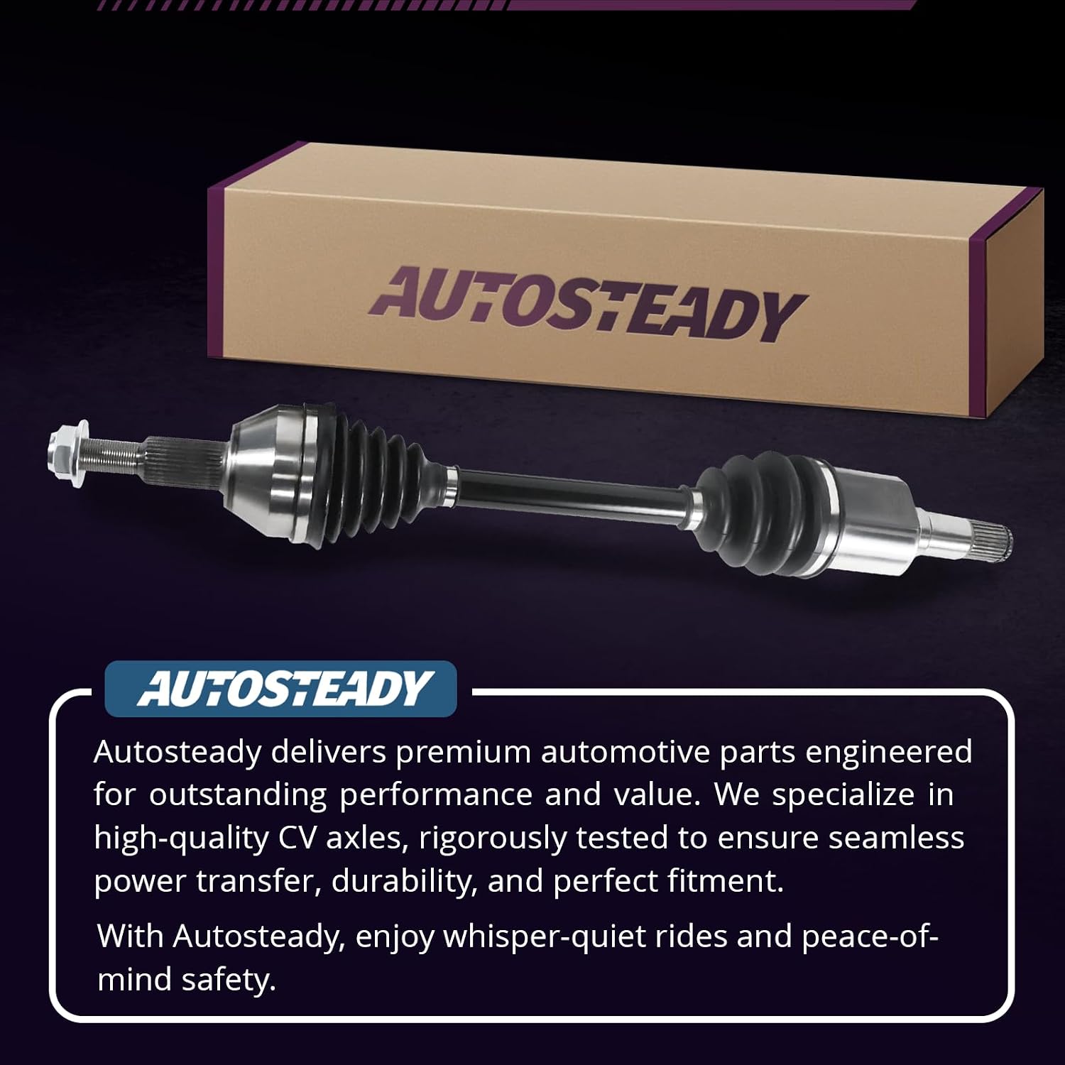 Front Driver Side CV Axle Replacement for 2007 2008 2009 2010 2011 2012 Nissan Sentra, 2008 2009 2010 2011 2012 2013 Altima Rogue, 2014 2015 Nissan Rogue Select, NI-8234