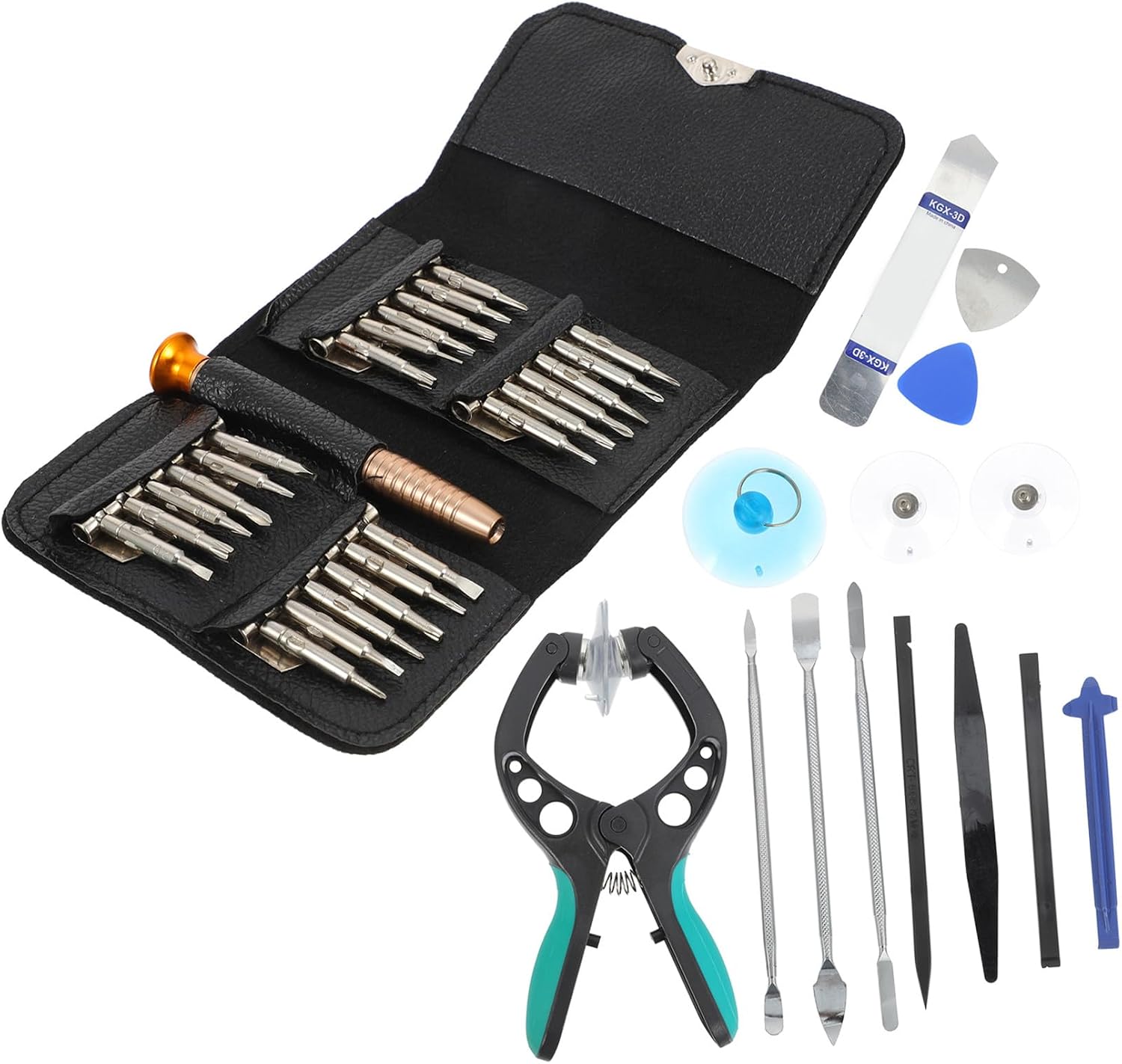 Luxshiny 39-in-1 Precision Screwdriver Set for Phone and Camera Repair, Magnetic Multi-bit Hand Tool Kit with Portable Case for Mobile Phone Disassembly and Electronics Maintenance