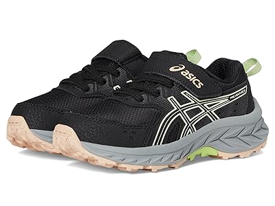 ASICS Kids Gel-Venture 9 Pre-School (Toddler/Little Kid) Kids Shoes Black/Whisper Green : 1.5 Little Kid M, Textile