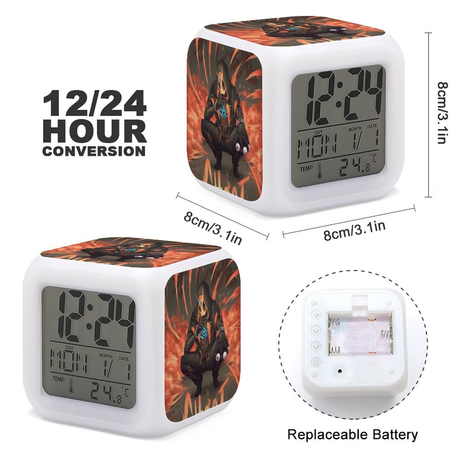 Amazon.co.jp: Color Change Alarm Clock 仮面ライダー Style One Size