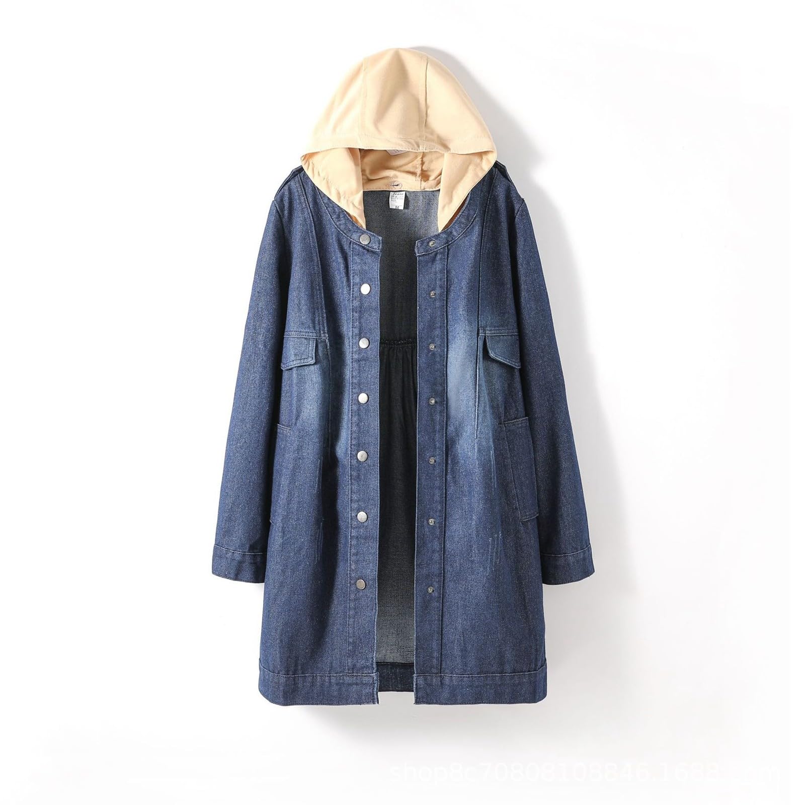 Chaquetas Vaqueras De Mujer, Chaquetas De Mezclilla Classic Trucker Corte Ajustado Color con Cuello Kent Y Bolsillos, Chaqueta Elástica Chaqueta De Jean Chaqueta De Entretiempo Chaqueta Mujer Jacket