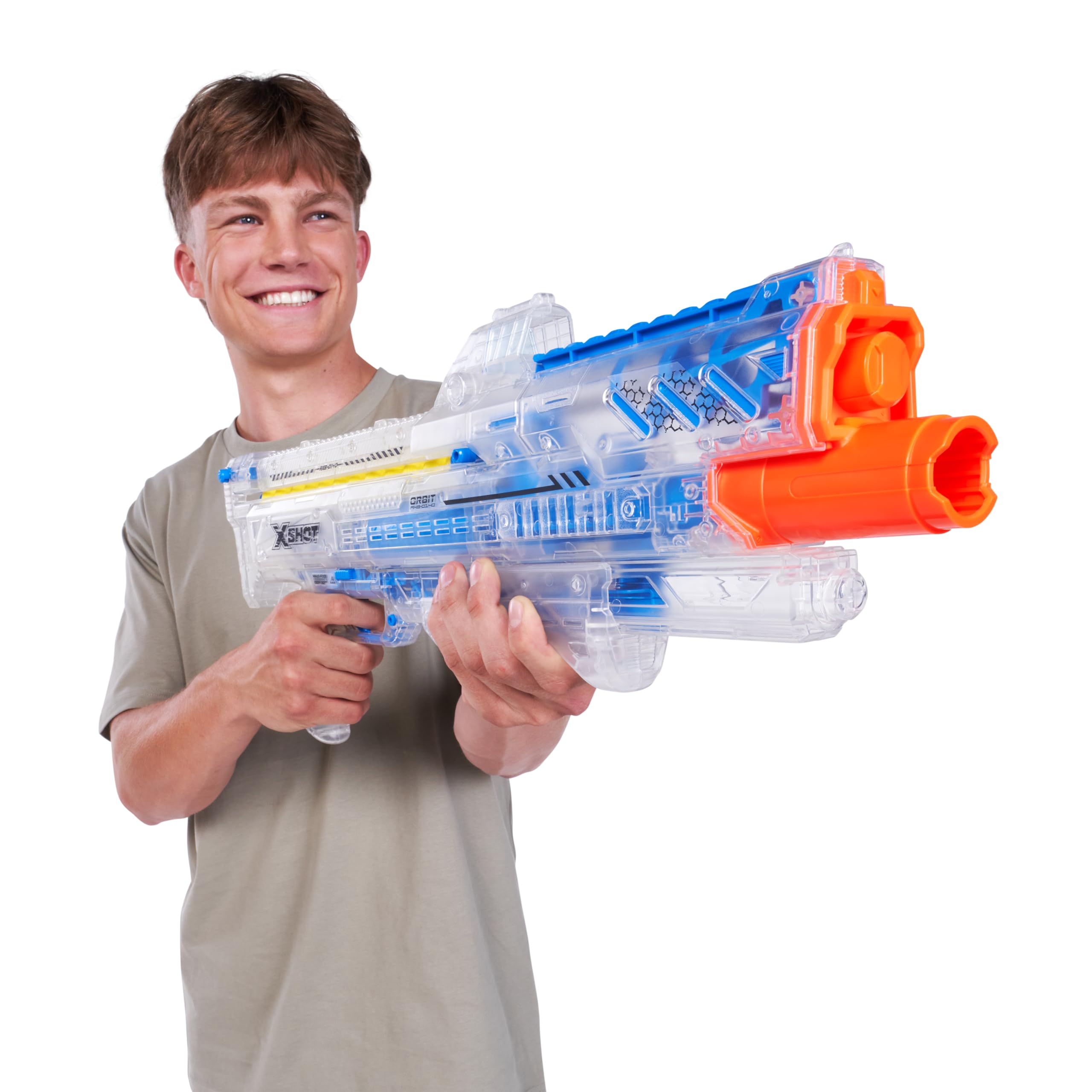 XSHOT Chaos Orbit Blaster with 24 Rounds by ZURU, Dart Blaster