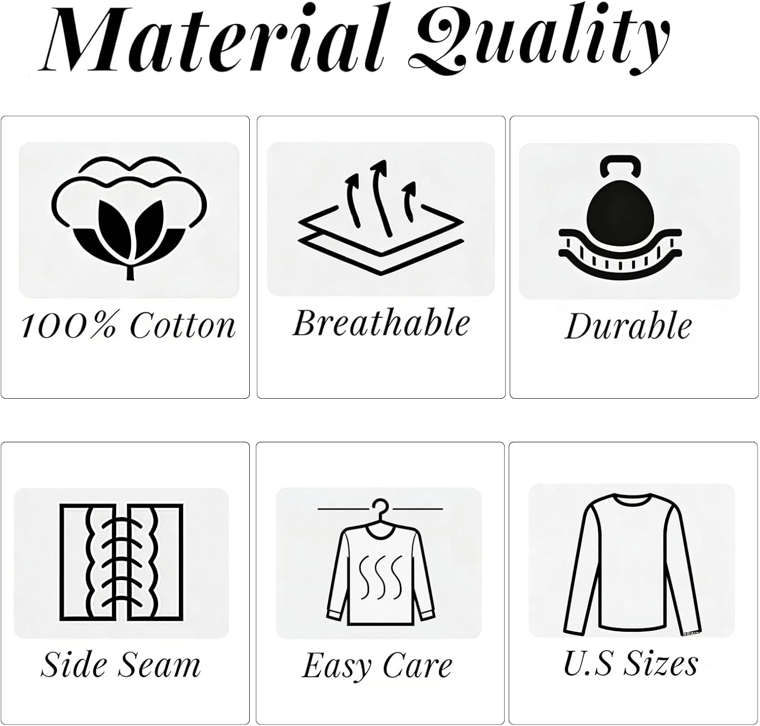 JPLILY Custom Crewneck sweatshirt with Your Image & Text, 100% Soft Cotton for Odor-Free,Heat-Transfer & DTG Printing for HD - Image 5