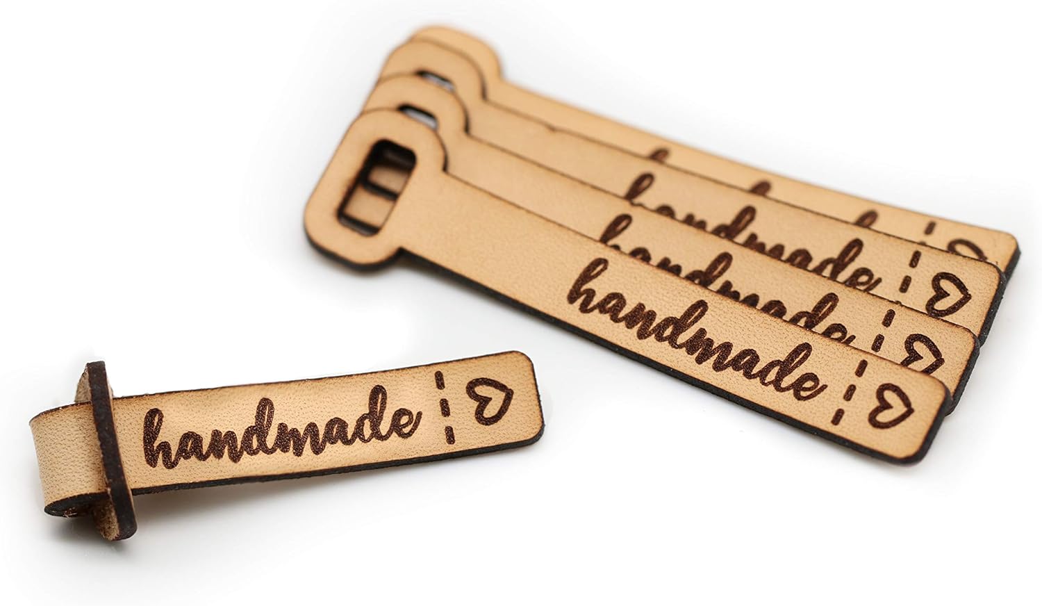 Leather Zip Puller - 15 pcs (LZIP02) Handmade Zipper Pull - Zipper Heads Replacement (Customized Text)