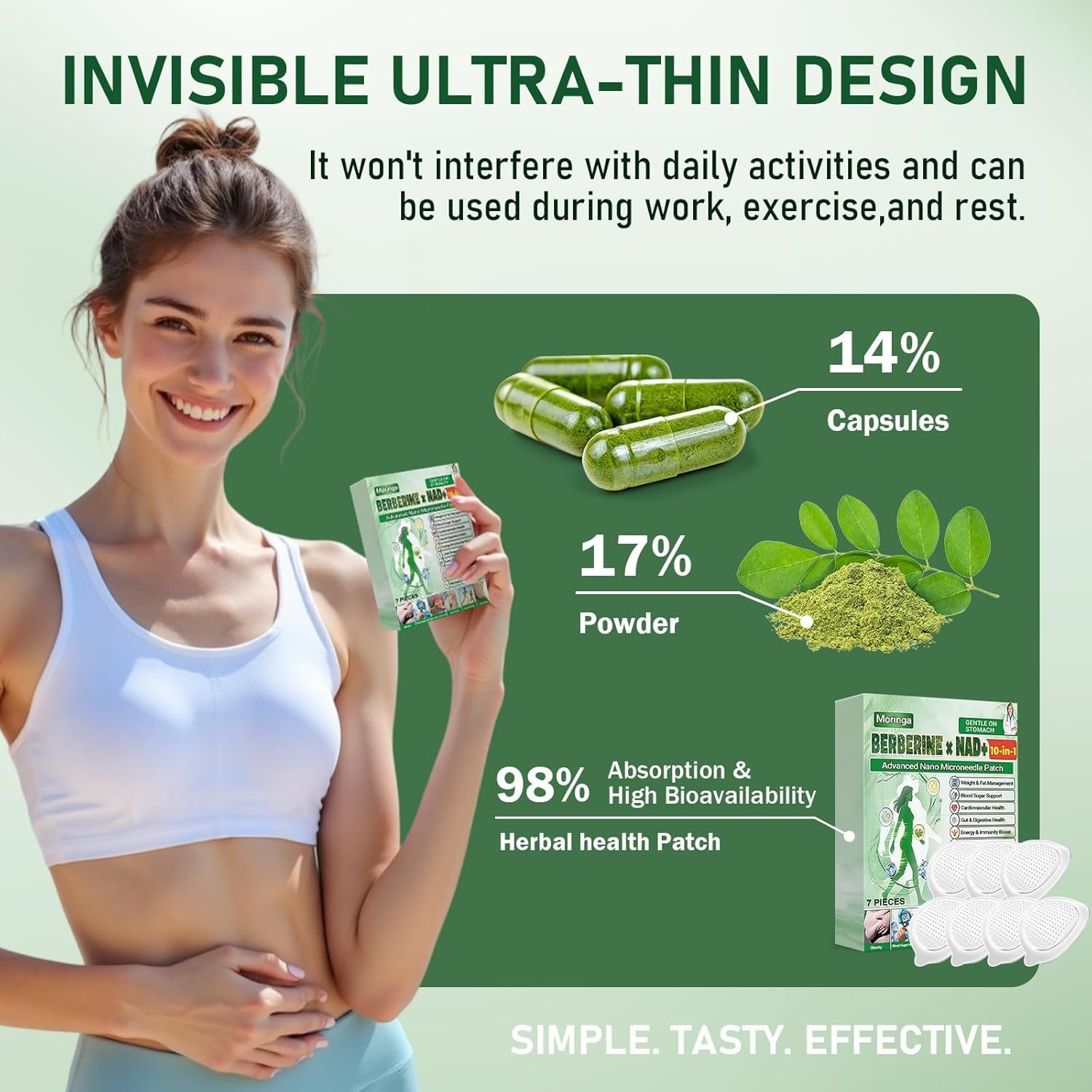 Amazon.com: Moringa Patches,Moringa Berberine Patches Advanced