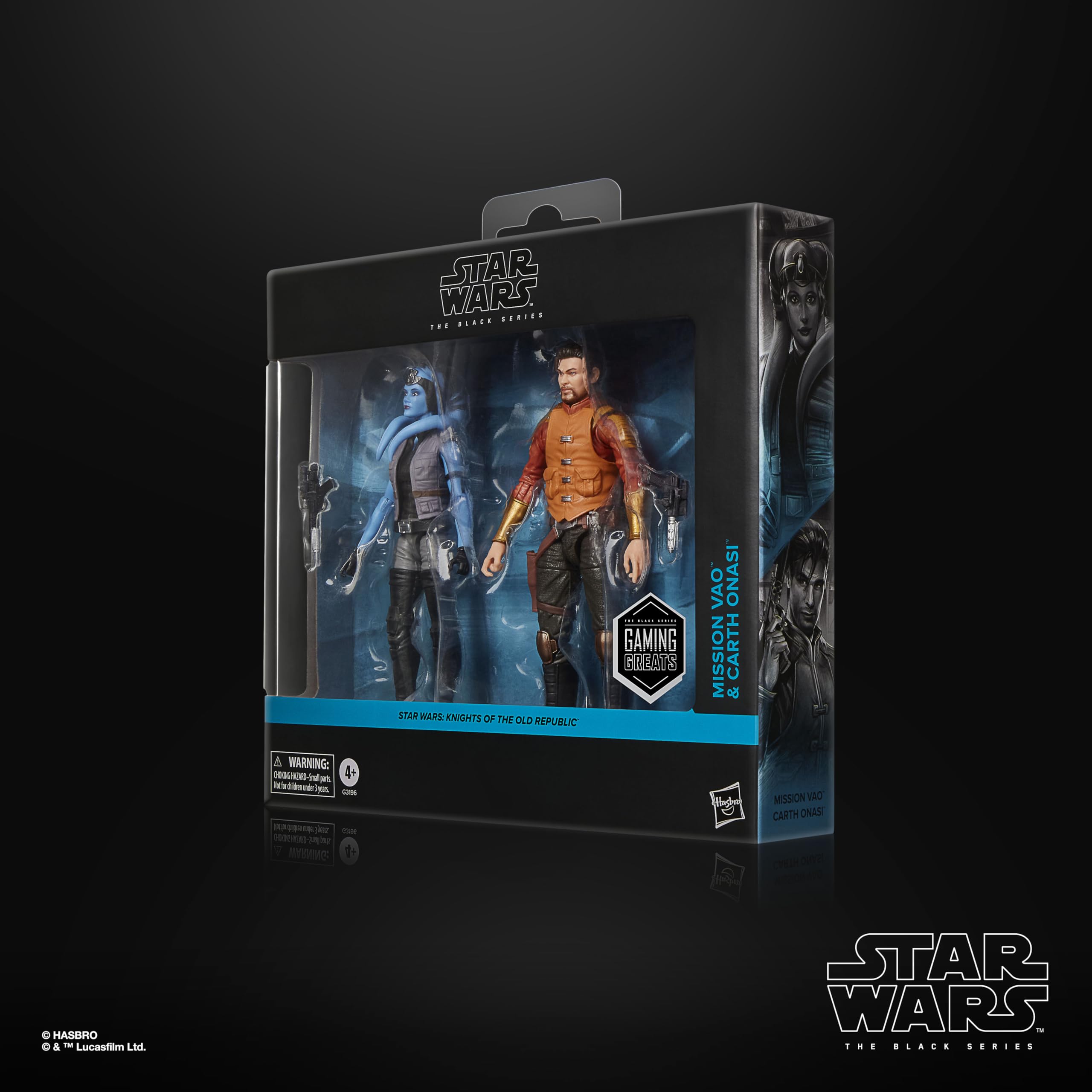 Star Wars The Black Series, Mission Vao y Carth Onasi, Knights of The Old Republic, Pack Doble de Figuras Premium coleccionables de 15 cm