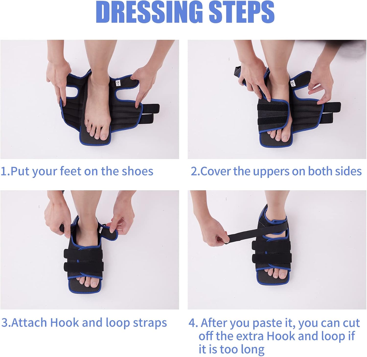 Post-op Shoes for Broken Toe Medical Orthopedic Foot Brace Off-loading Healing shoe for Foot Surgery (Small)