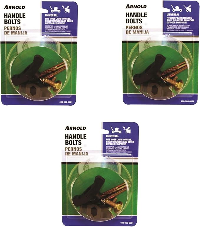 Arnold Universal THandle Bolts, 3 Pack Patio, Lawn & Garden