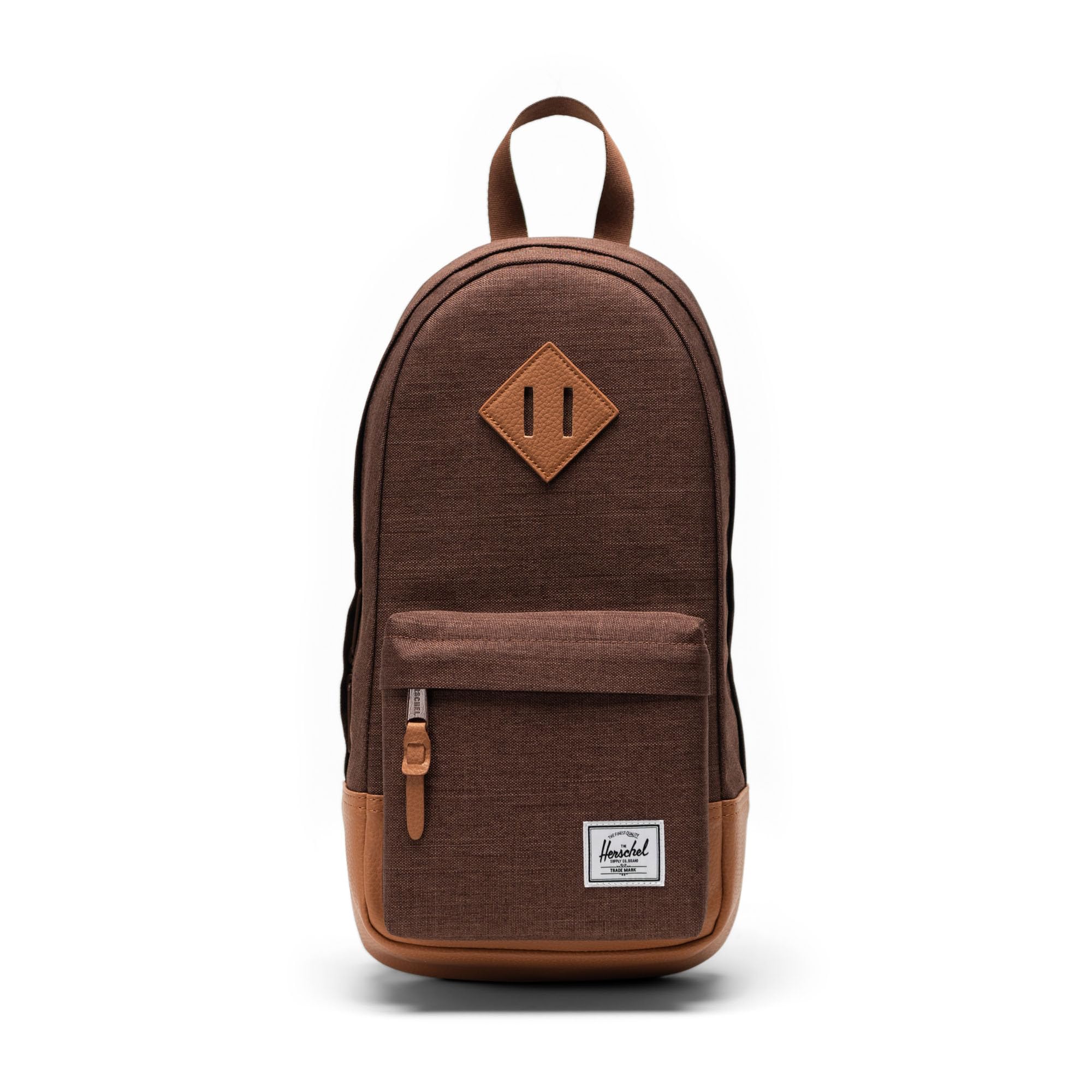 Herschel Supply Co. Unisex, Heritage™ Shoulder Bag, Potting Soil Crosshatch/Natural, One Size