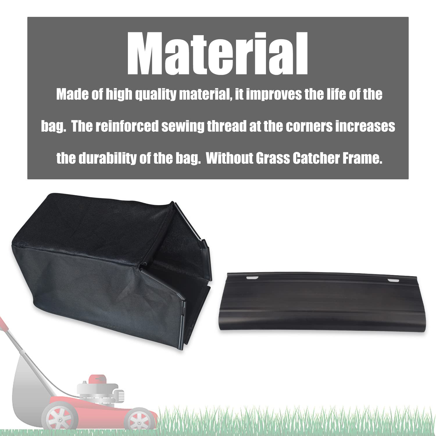 Cordless Lawn Mower 970698001 Grass Bag Compatible With 20 Inch