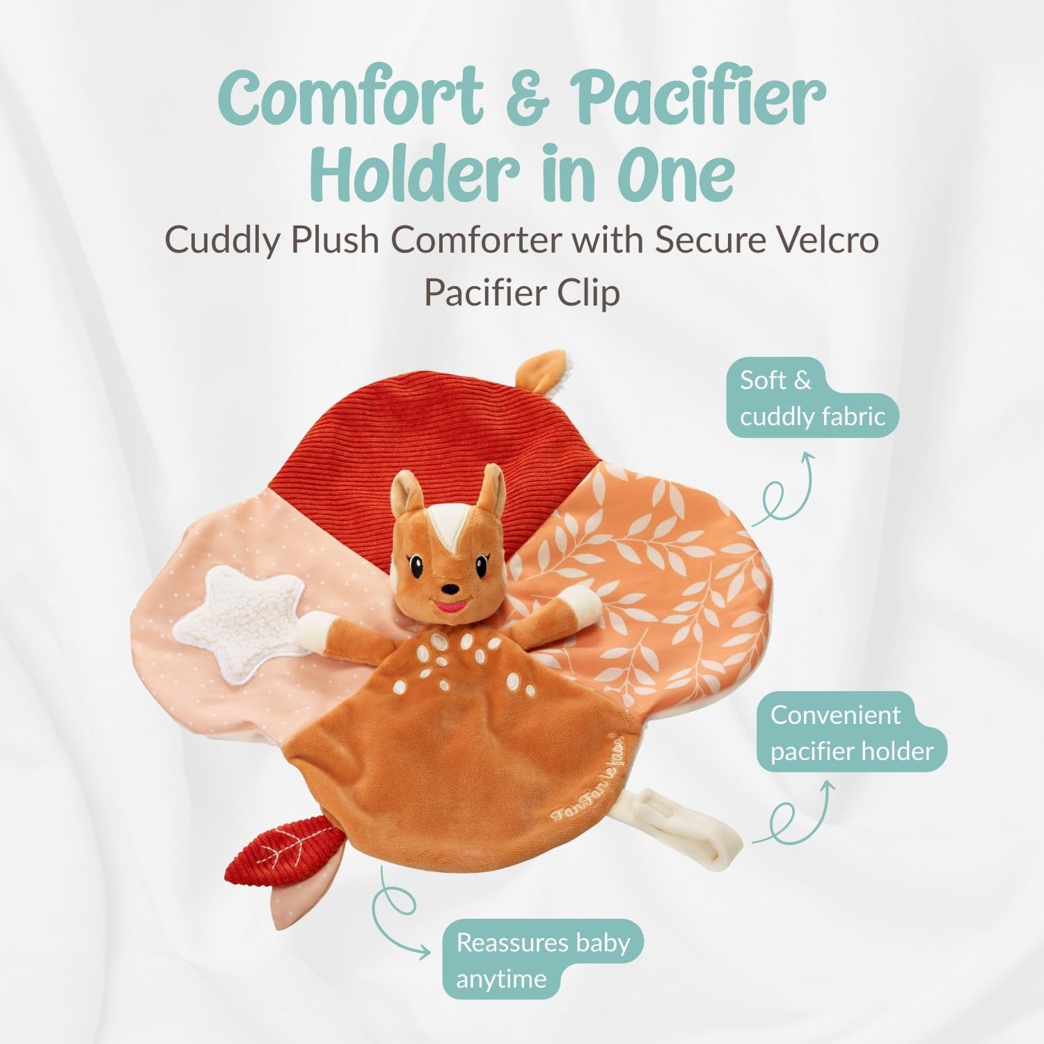 Sophie la Girafe – FanFan The Fawn Massaggiagengive & Comforter Gift Set