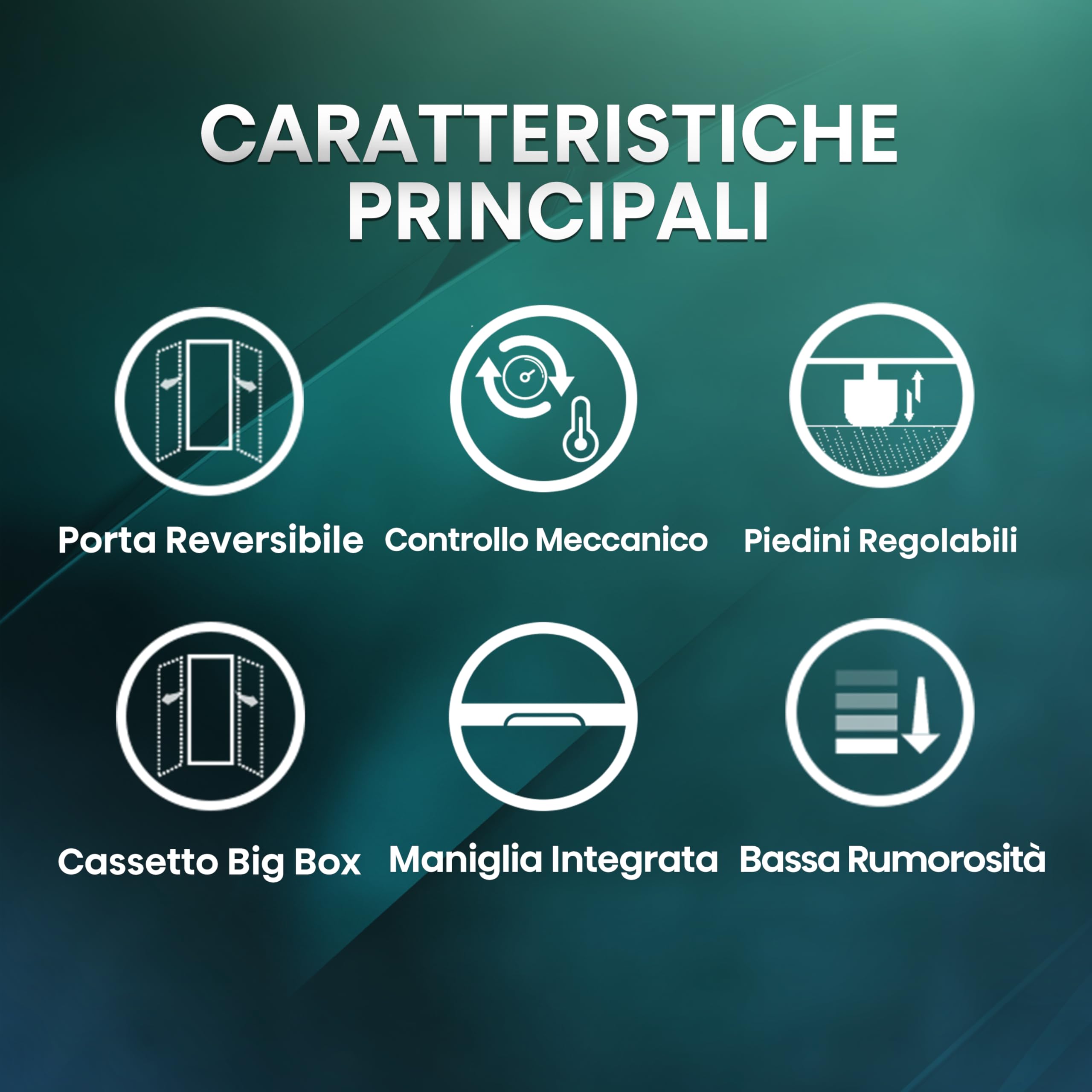 Hisense FV78D4AWE Congelatore Monoporta Verticale a libera installazione, 3 Cassetti, Capacità 61 Litri, Classe E, Bianco