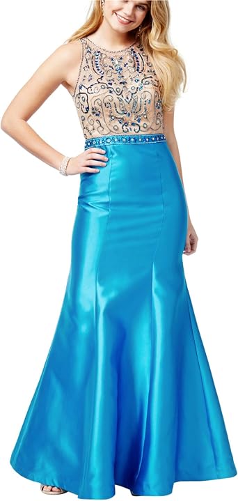 Prom Womens Beaded Gown Dress 
