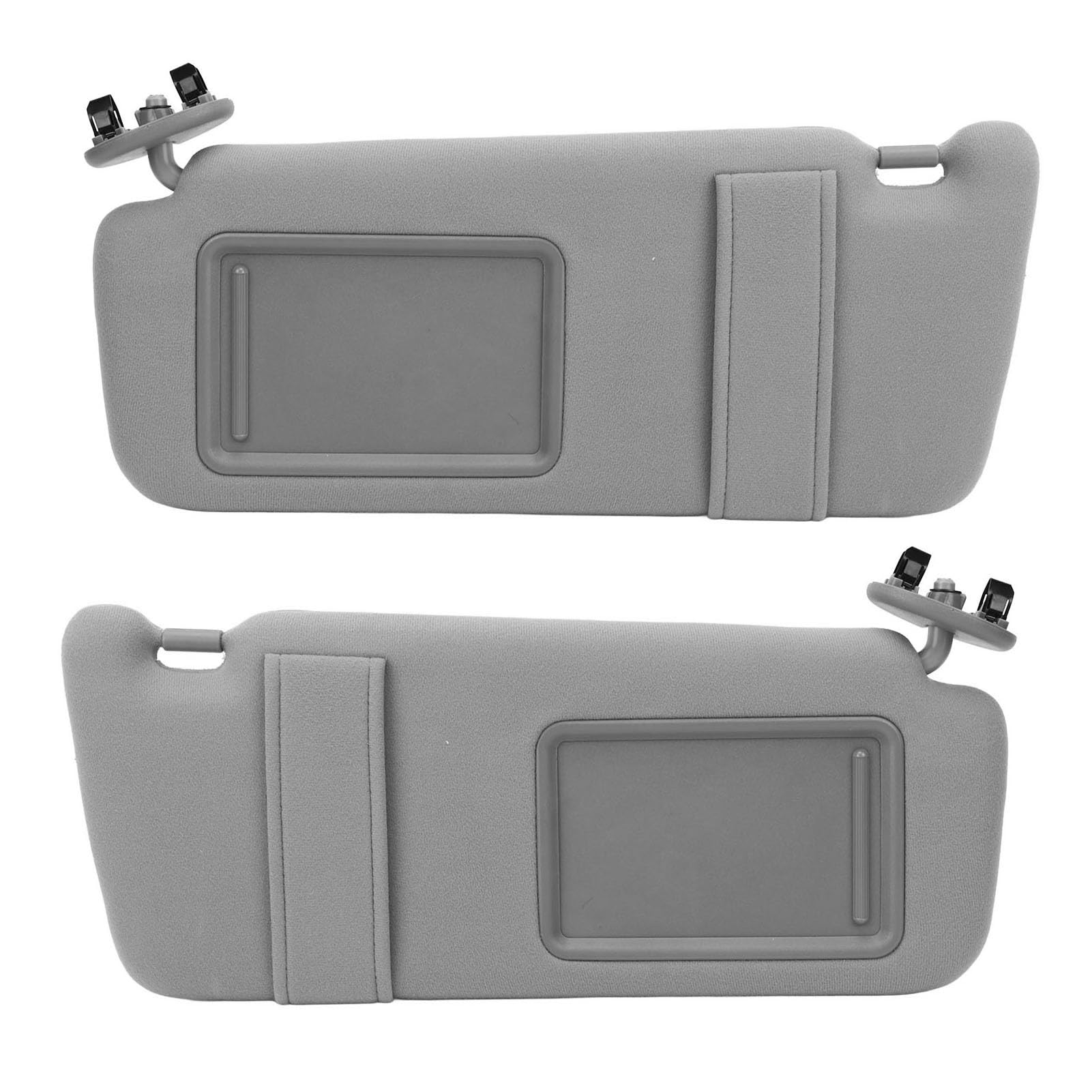 Generic 2007-2011 pour Pare-Soleil Absorbant la Lumière, 1 Paire de Pare-Soleil Gris avec Miroir pour côté Conducteur Gauche