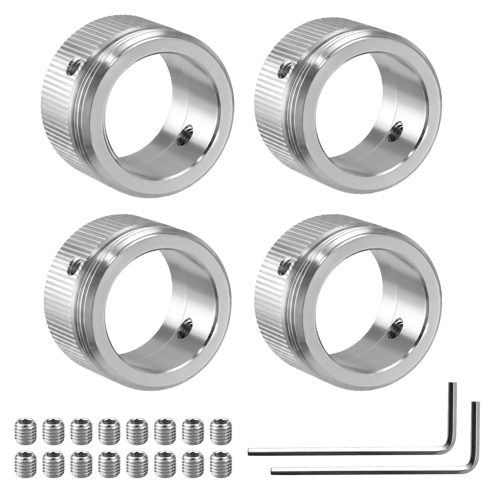 4 STK Heizkörperthermostat Adapter 304 Edelstahl mit Sechska