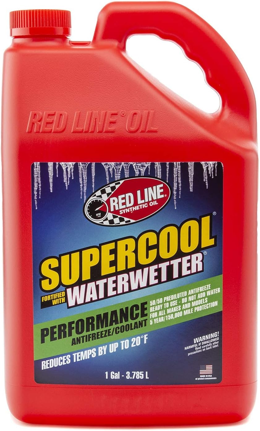 Red Line 81215 SuperCool Performance Antifreeze/Coolant, Ready to Use Formula - 1 Gallon