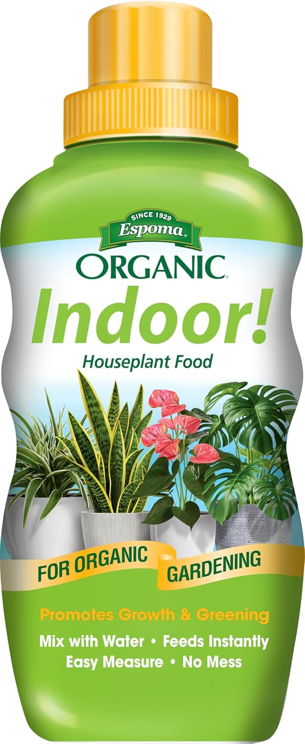 Espoma Alimento Líquido Concentrado para Plantas de Interior 8 oz
