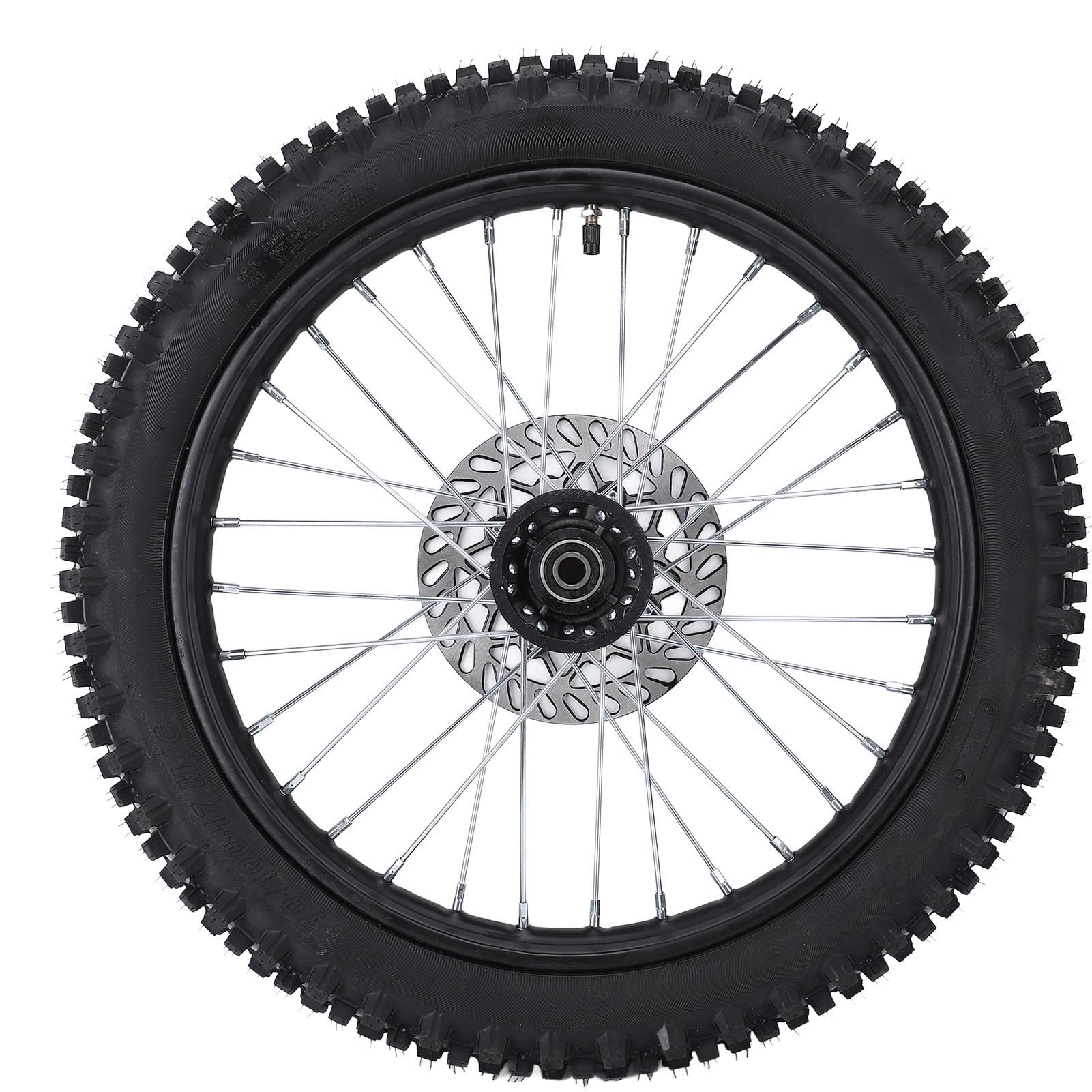 17 Zoll Dirt Bike Frontrad Reifenbaugruppe 70/100-17 2,75-17 15 Mm Achsen 190-mm-Bremsrotor
