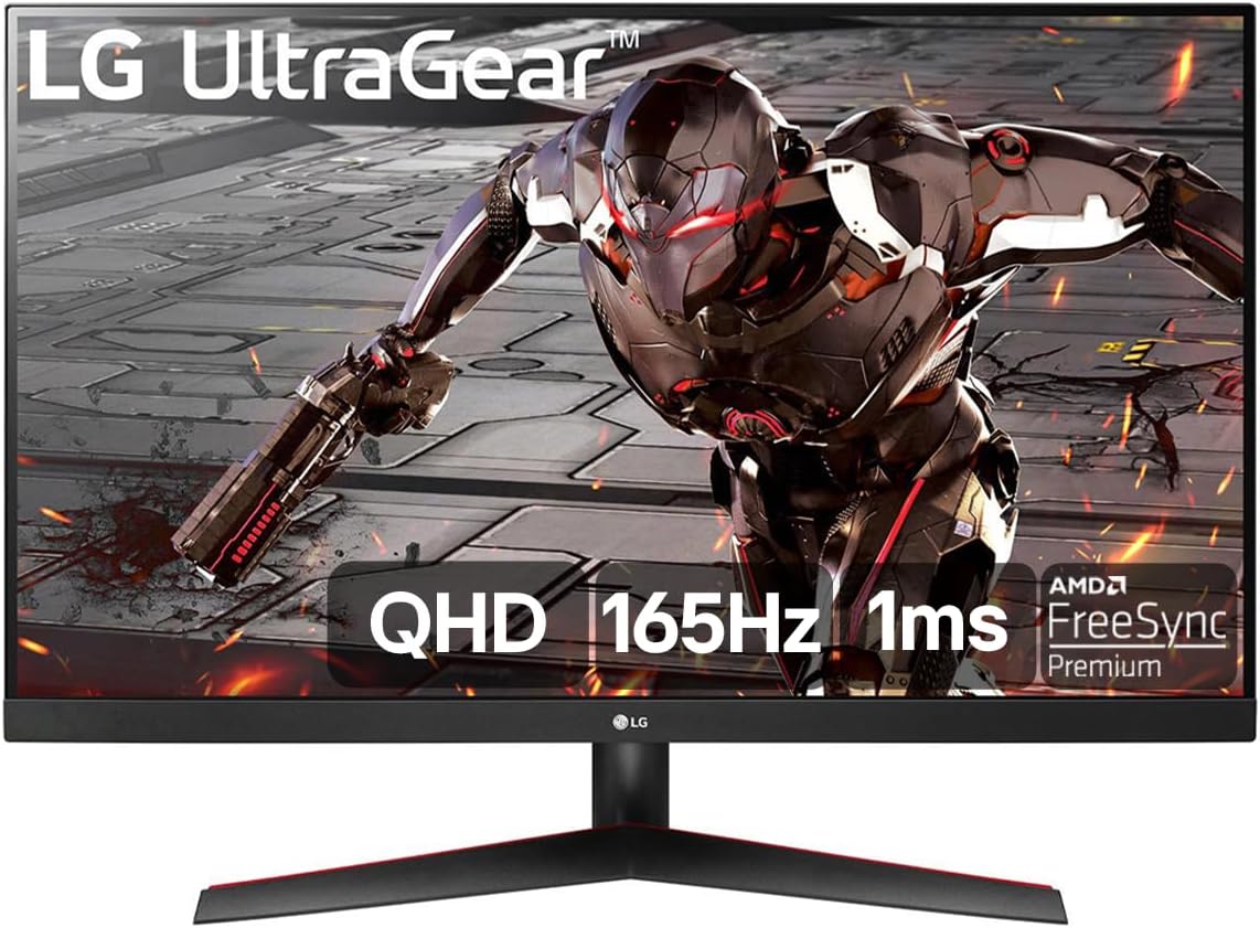 Monitor Gamer LG UltraGear 32GN600-B 32″ QHD 165Hz 1ms HDR10 FreeSync